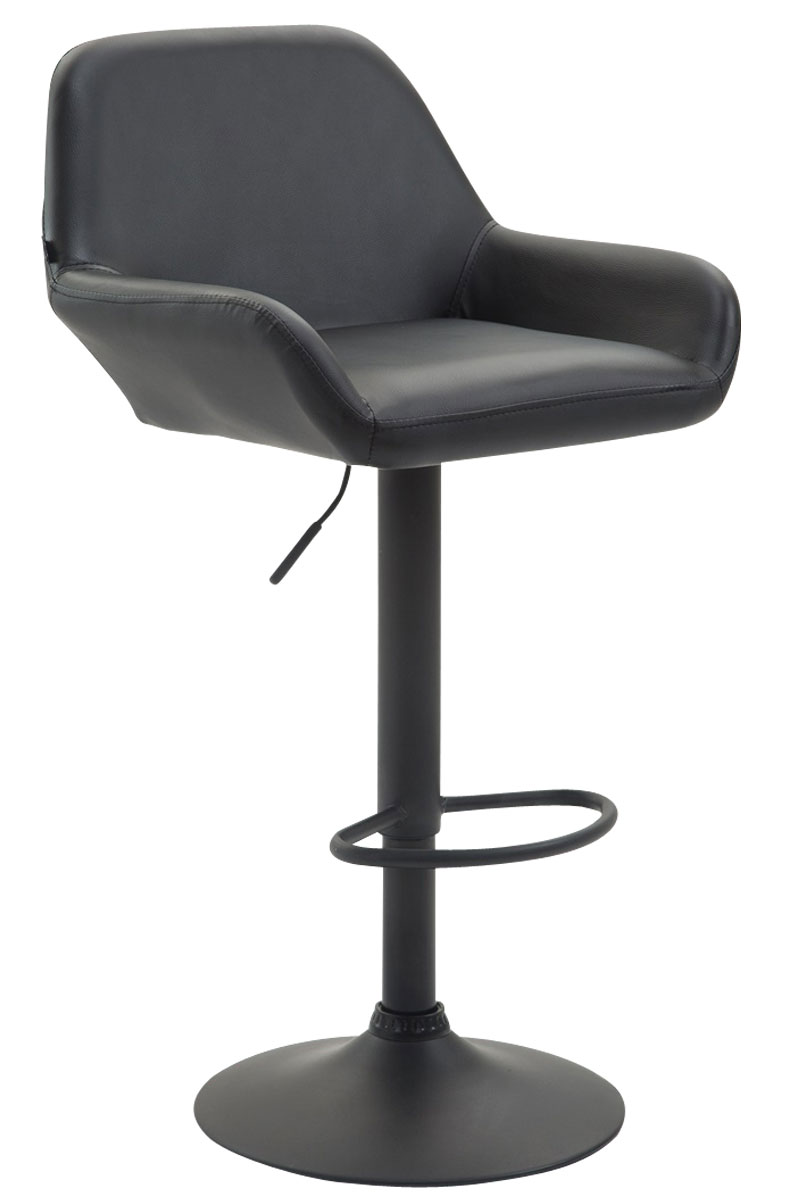 Barhocker Braga Kunstleder B, schwarz
