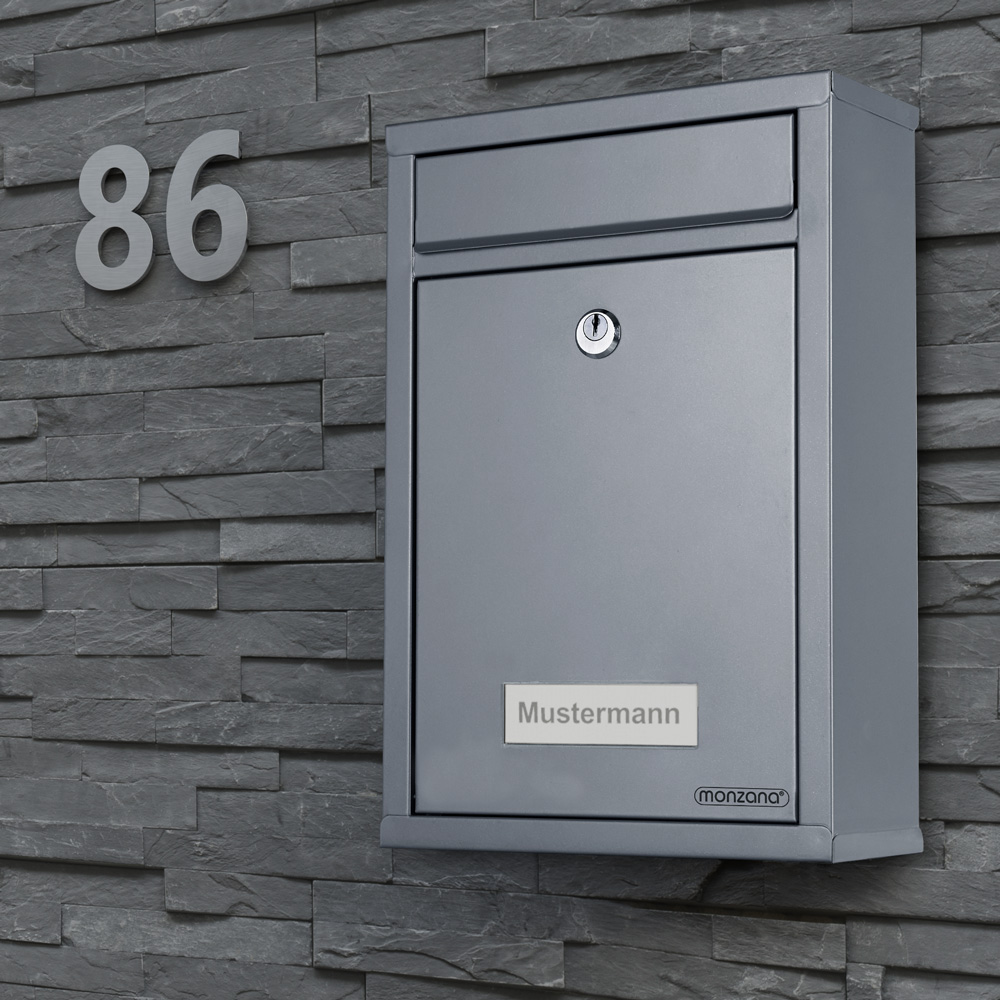 Briefkasten Silber 32x22x9cm