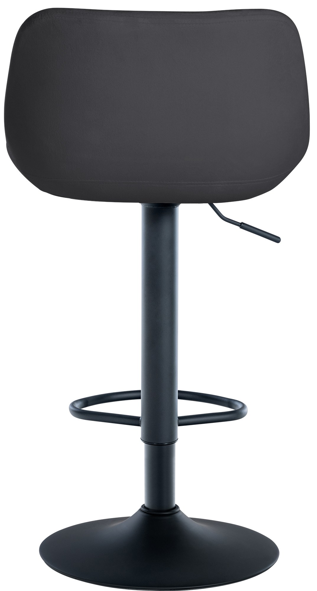 2er Set Barhocker Loft Samt, schwarz