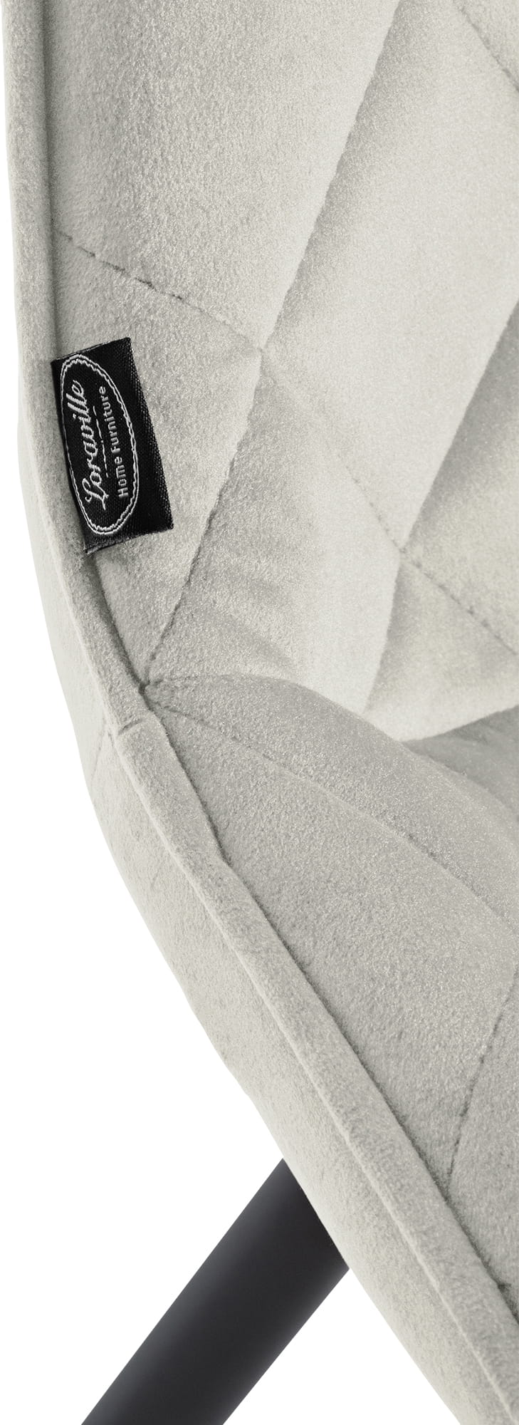 Stuhl Springs Samt, creme