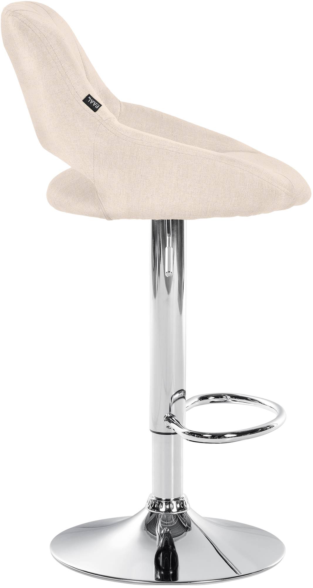 2er Set Barhocker Milet Stoff C, creme