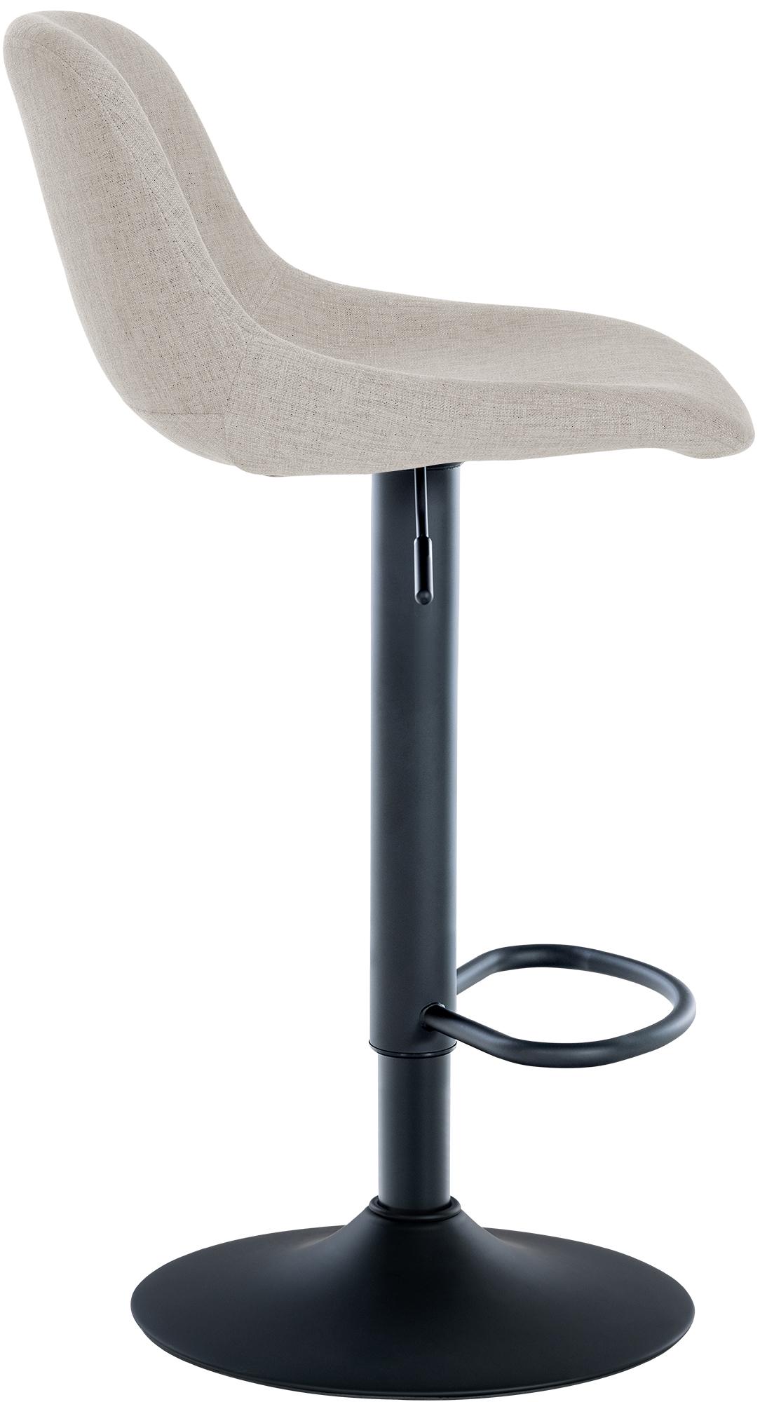 2er Set Barhocker Loft Stoff, creme