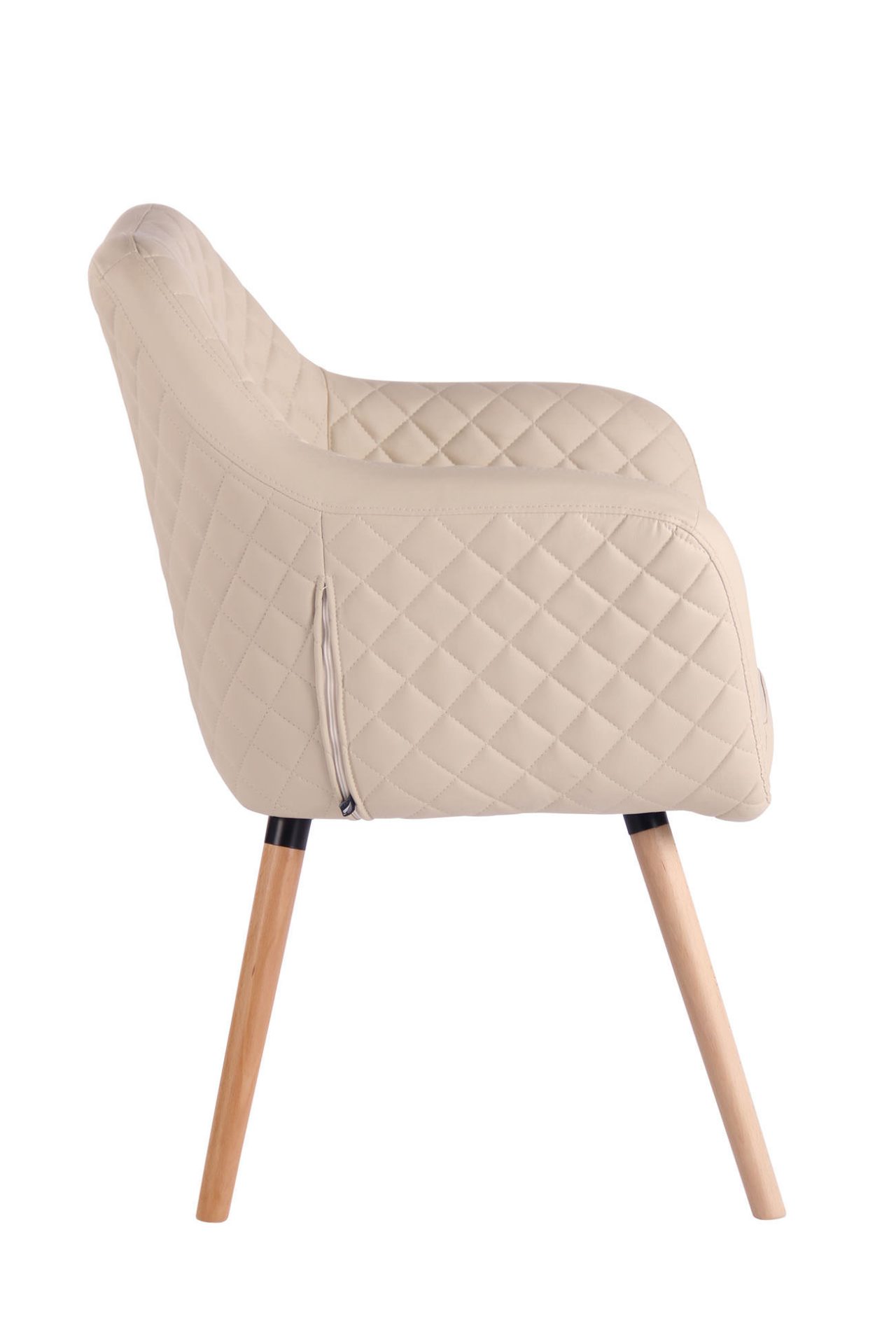 Esszimmerstuhl Gent Kunstleder natura, creme