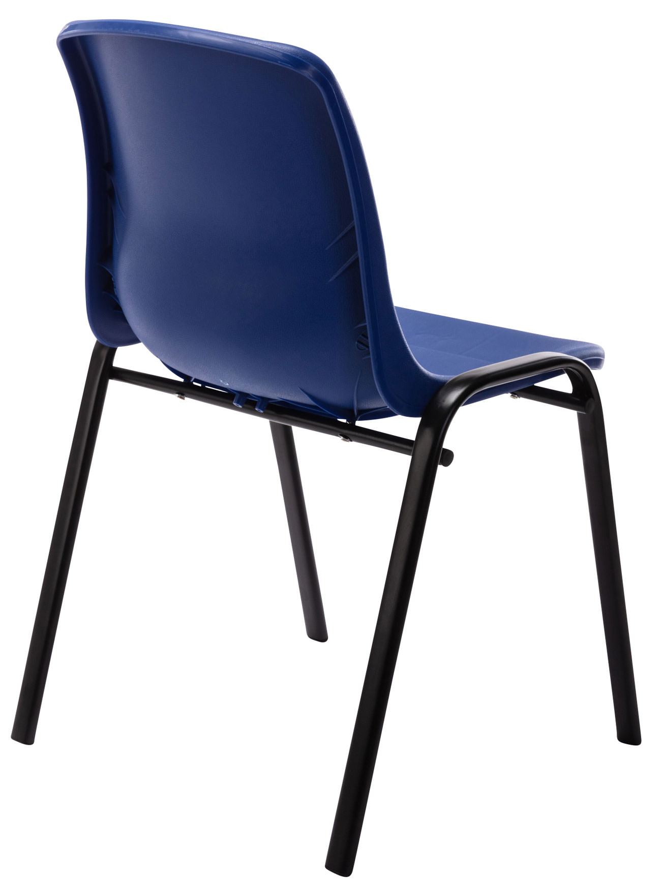 4er Set Stapelstuhl Nowra Kunststoff, blau