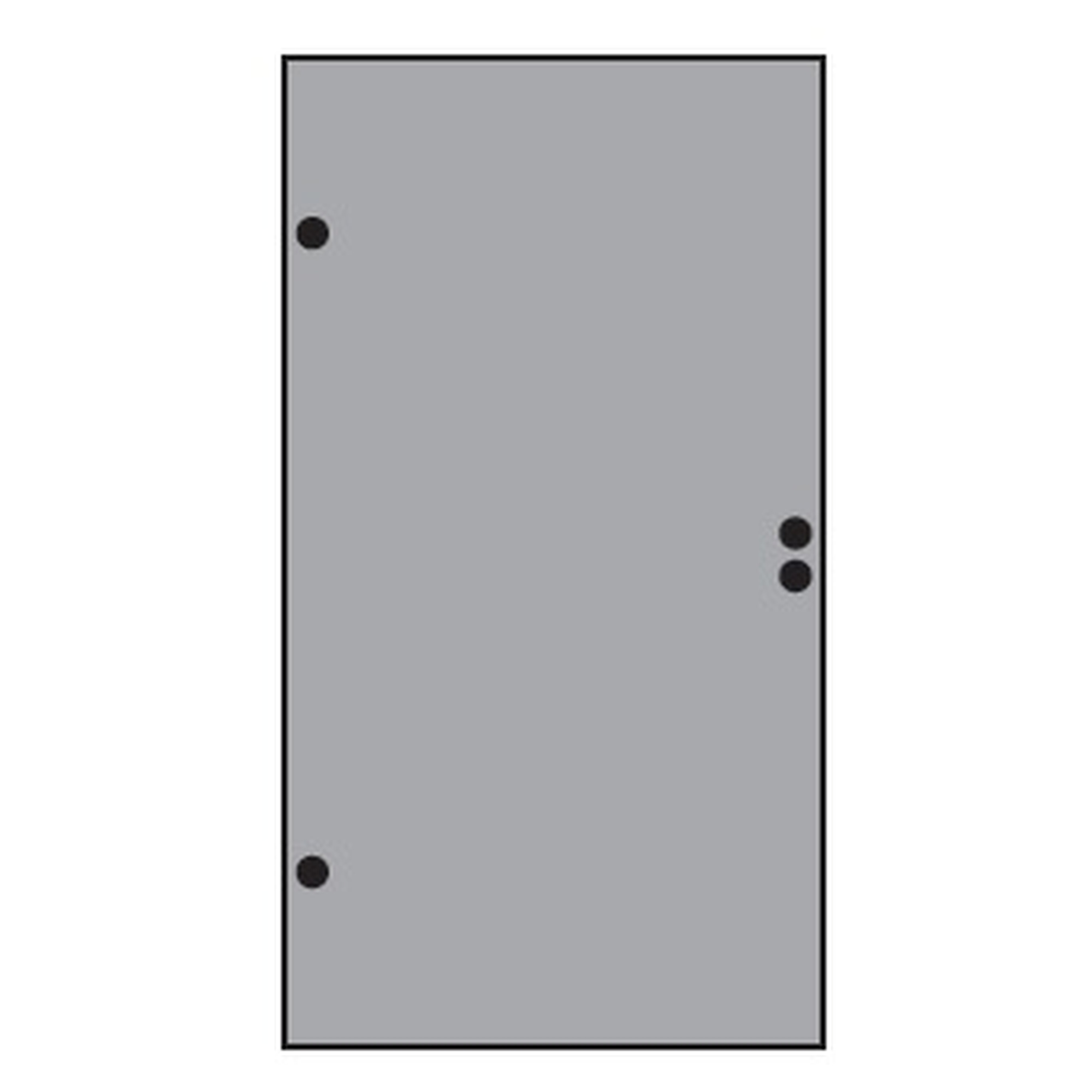 VETRO TÜR-Glasscheibe, 987 x 1800 mm, DIN Links, Vollflächen Dekor 84 satiniert