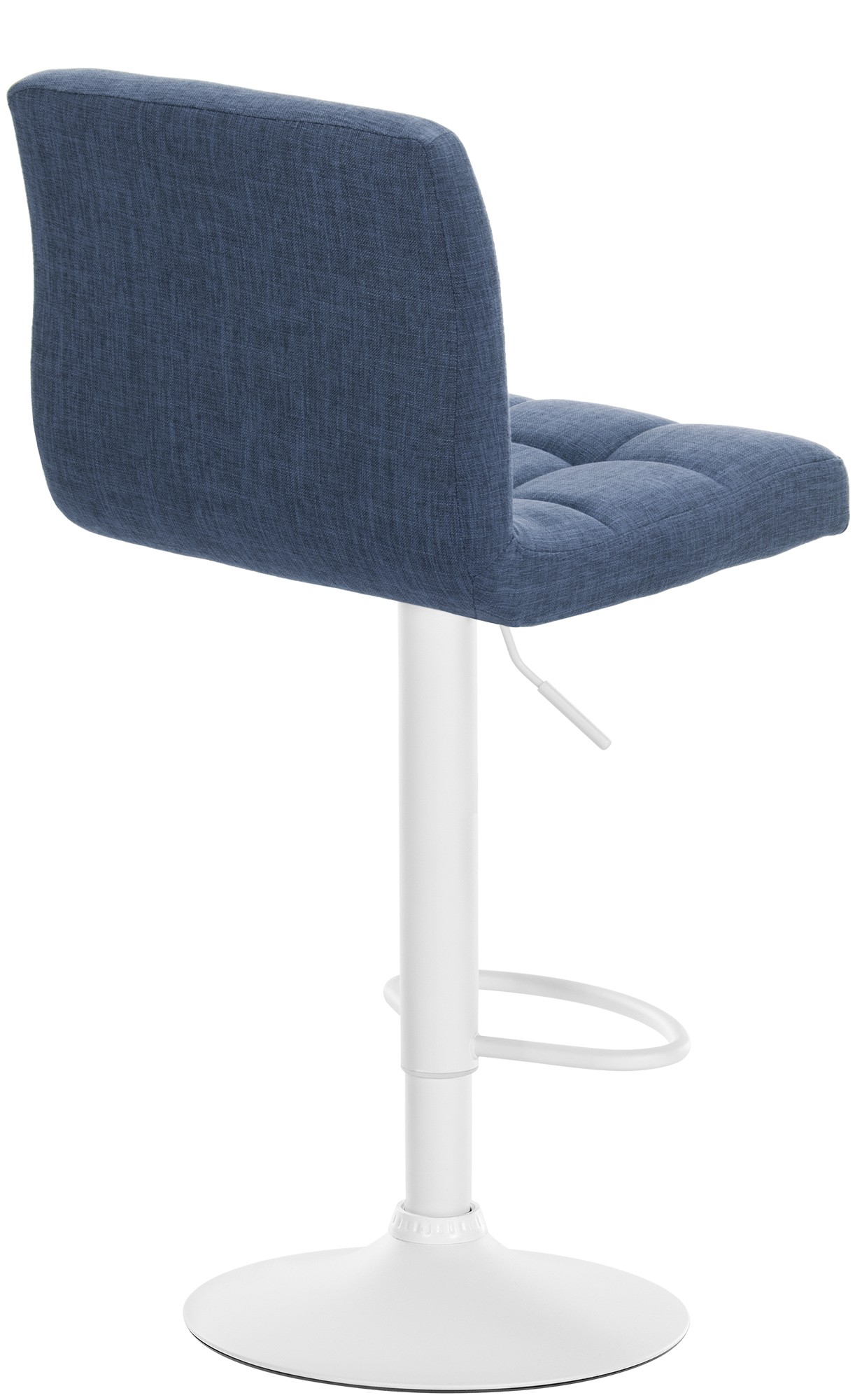 Barhocker Calma Stoff weiß, blau