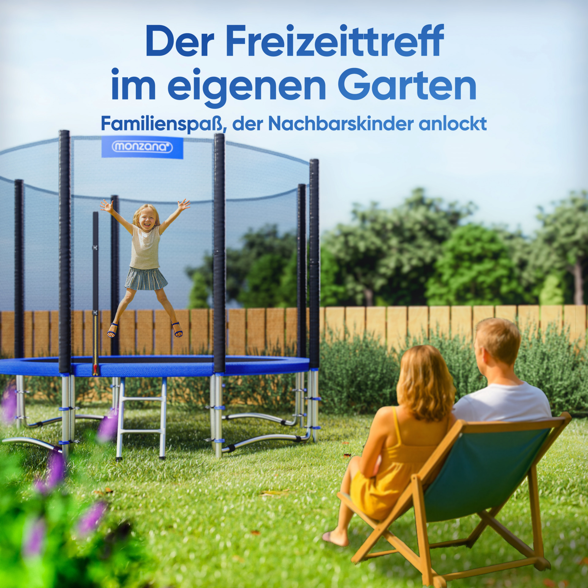 Trampolin Ø305cm inkl Sicherheitsnetz TÜV SÜD GS