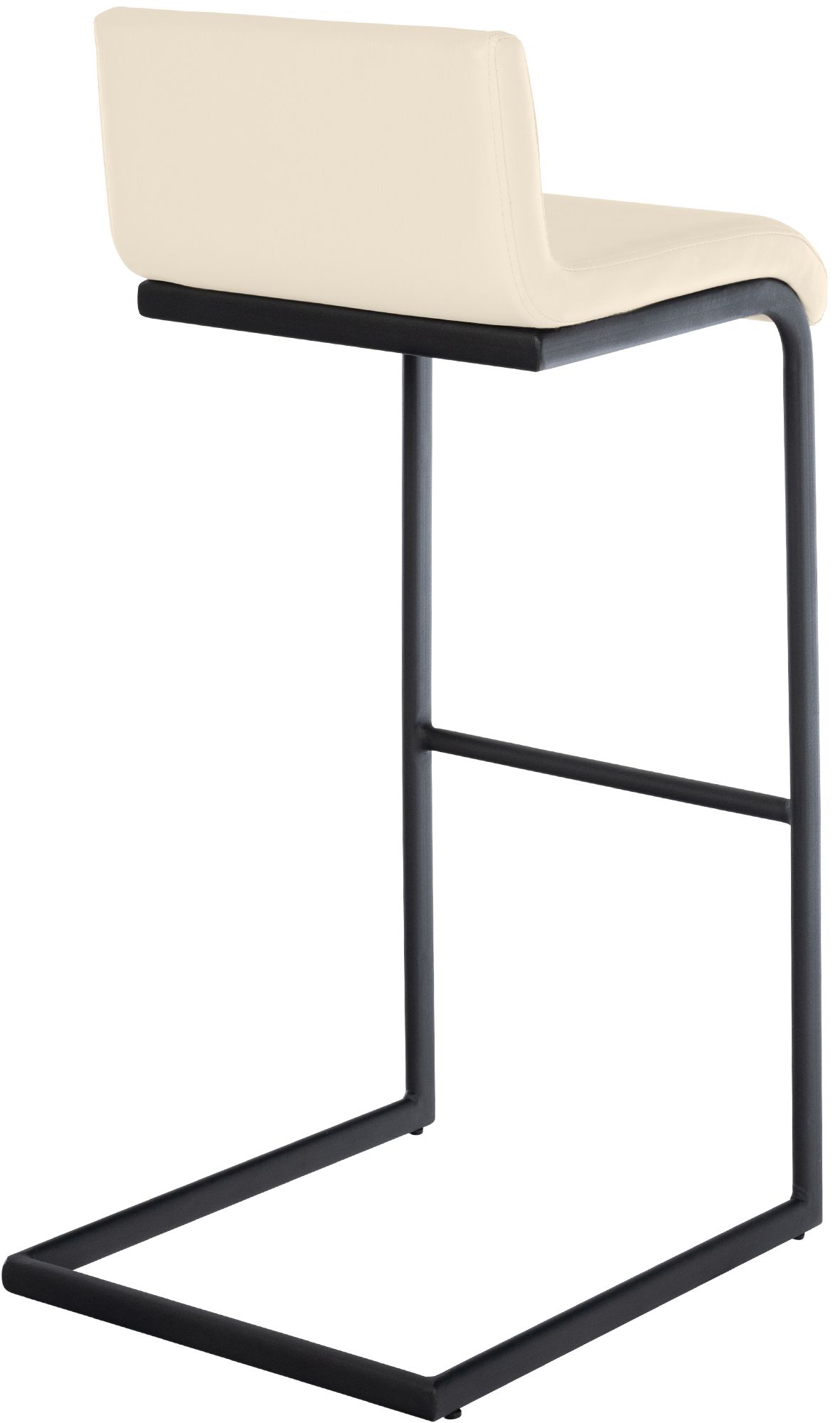 2er Set Barhocker Newport B Kunstleder, creme