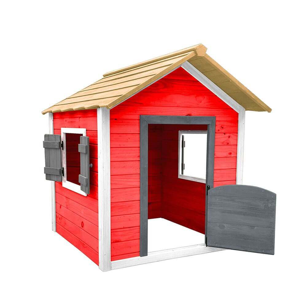 Spielhaus DAS KLEINE SCHLOSS - 106 x 111 cm Rot