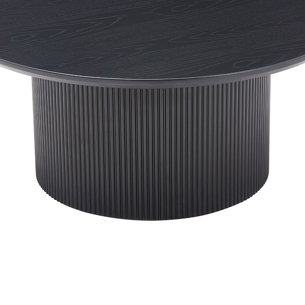 Couchtisch Rund ADELINA Dark Oak