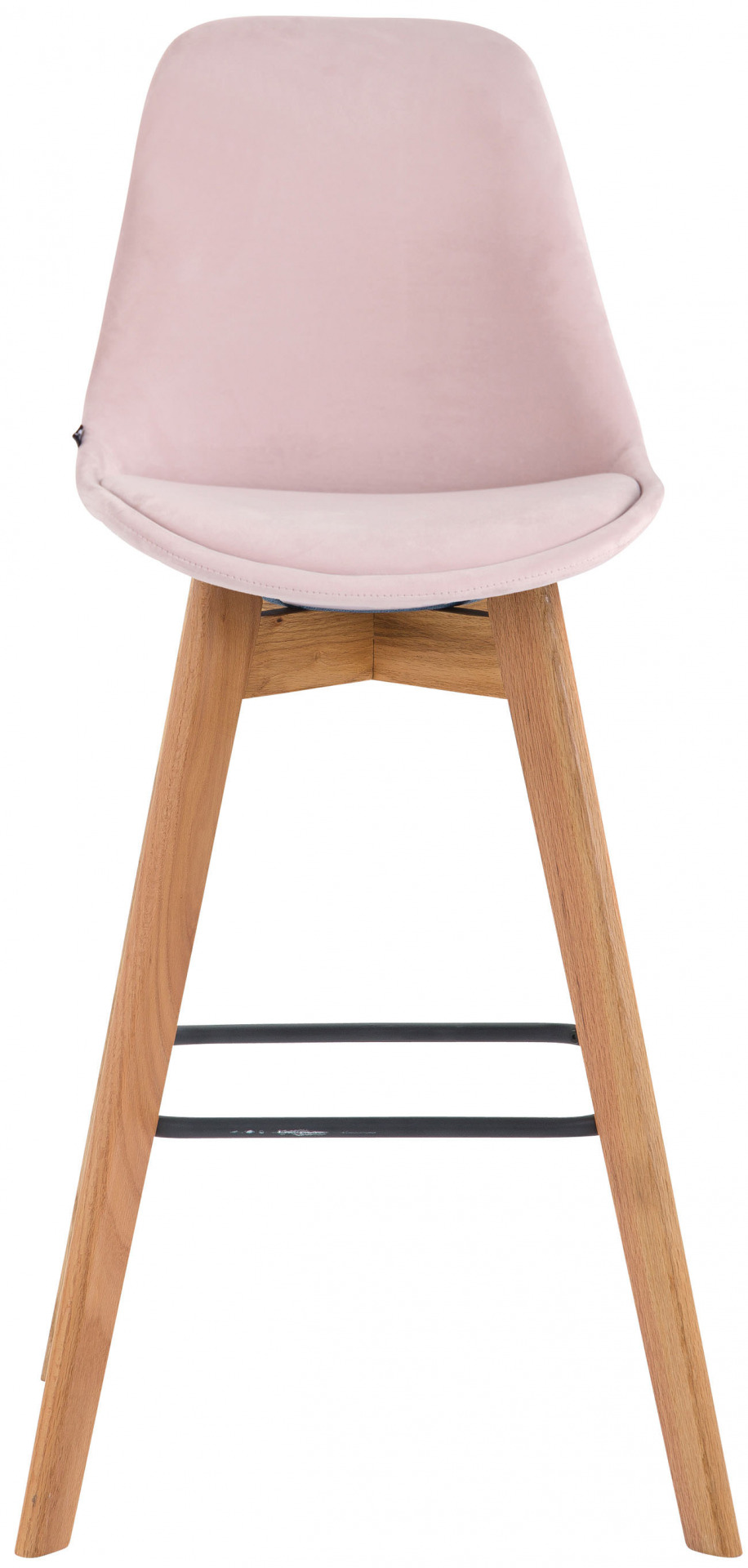 Barhocker Metz Samt natura, pink
