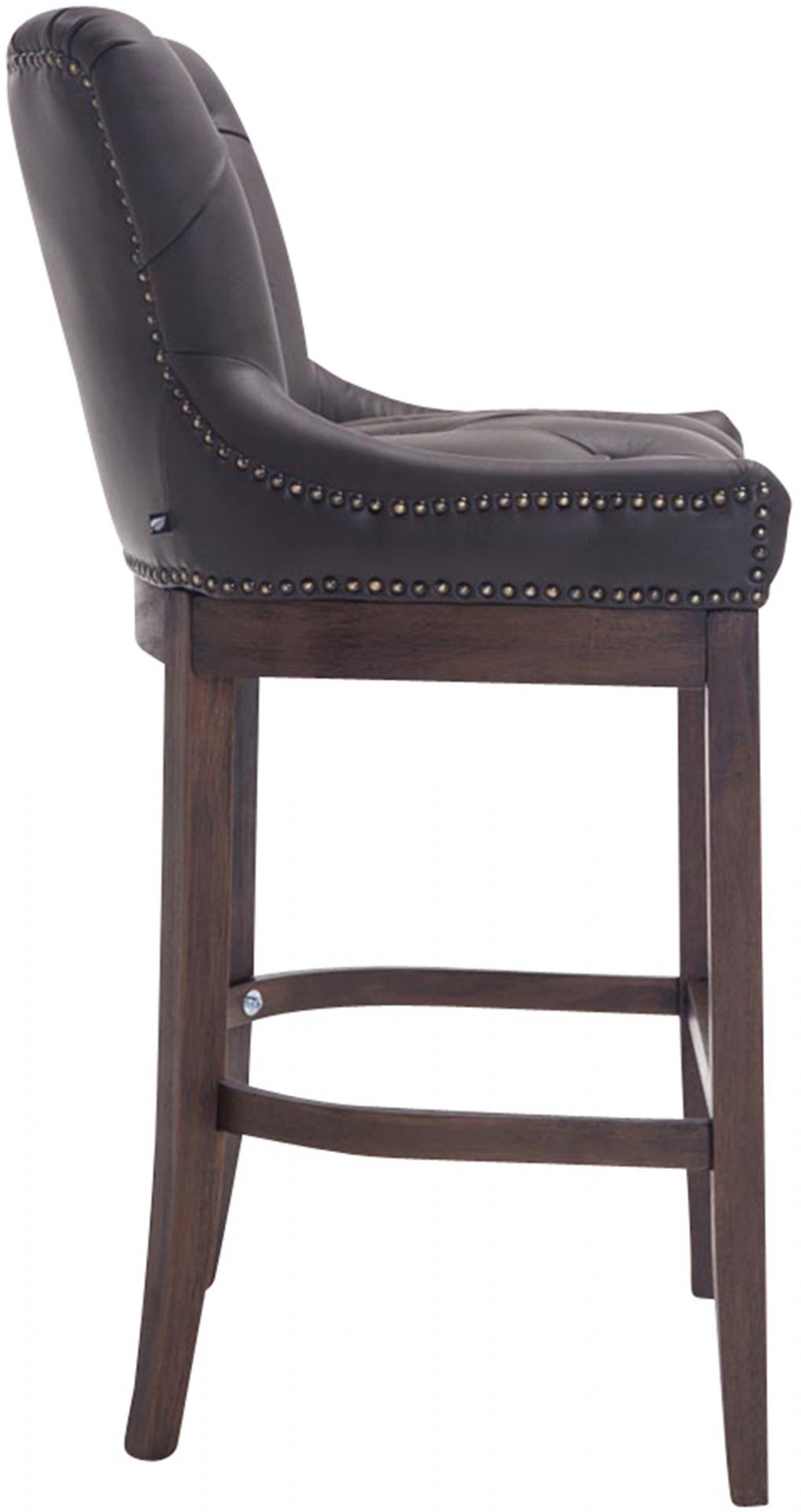 Barhocker Lakewood Echtleder, Antik, braun
