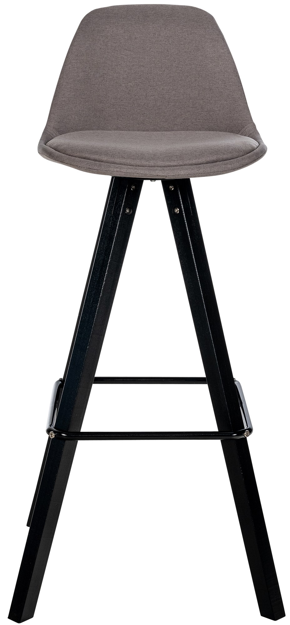 2er Set Barhocker Corbin Stoff Square, taupe