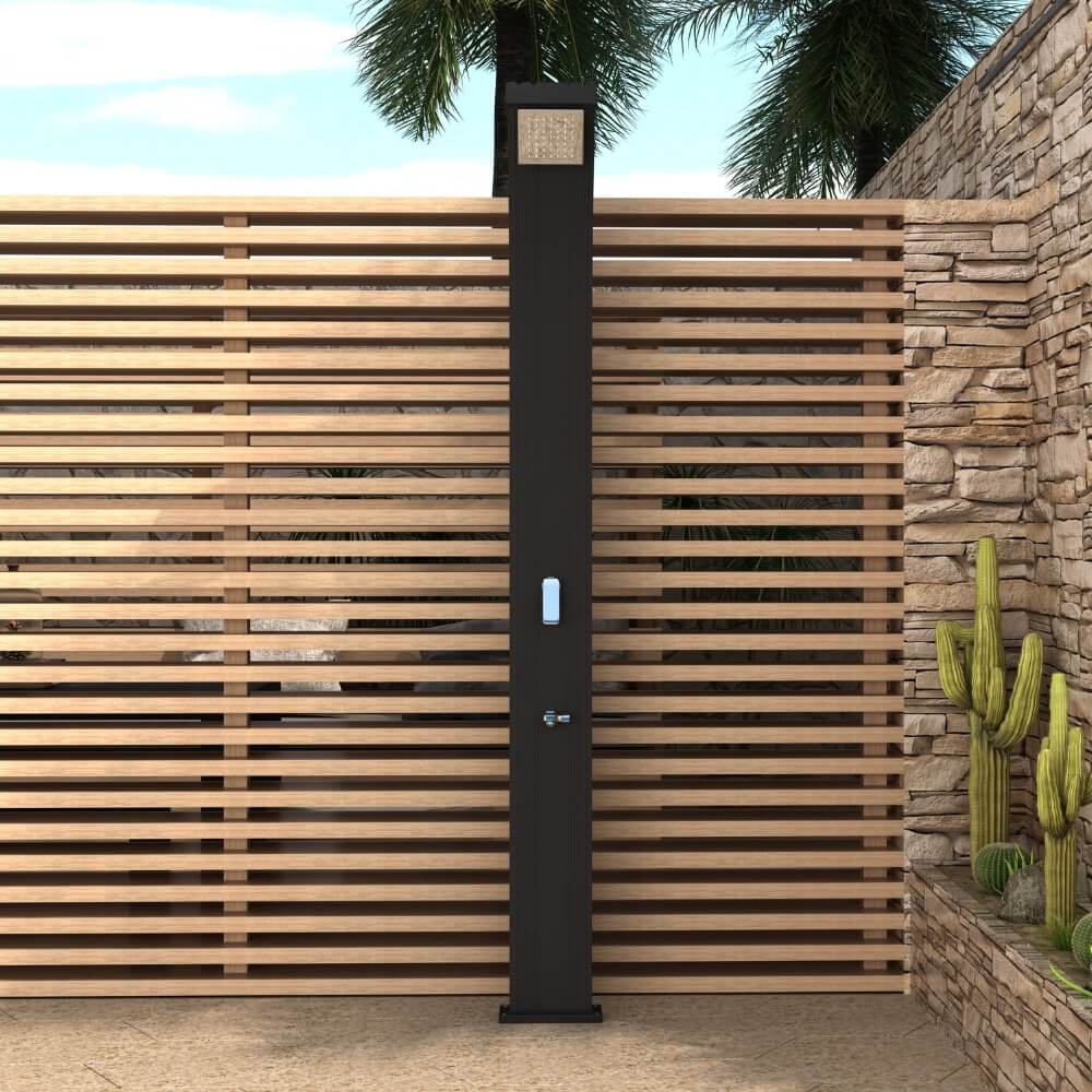 Solardusche aus Aluminium ATHEN