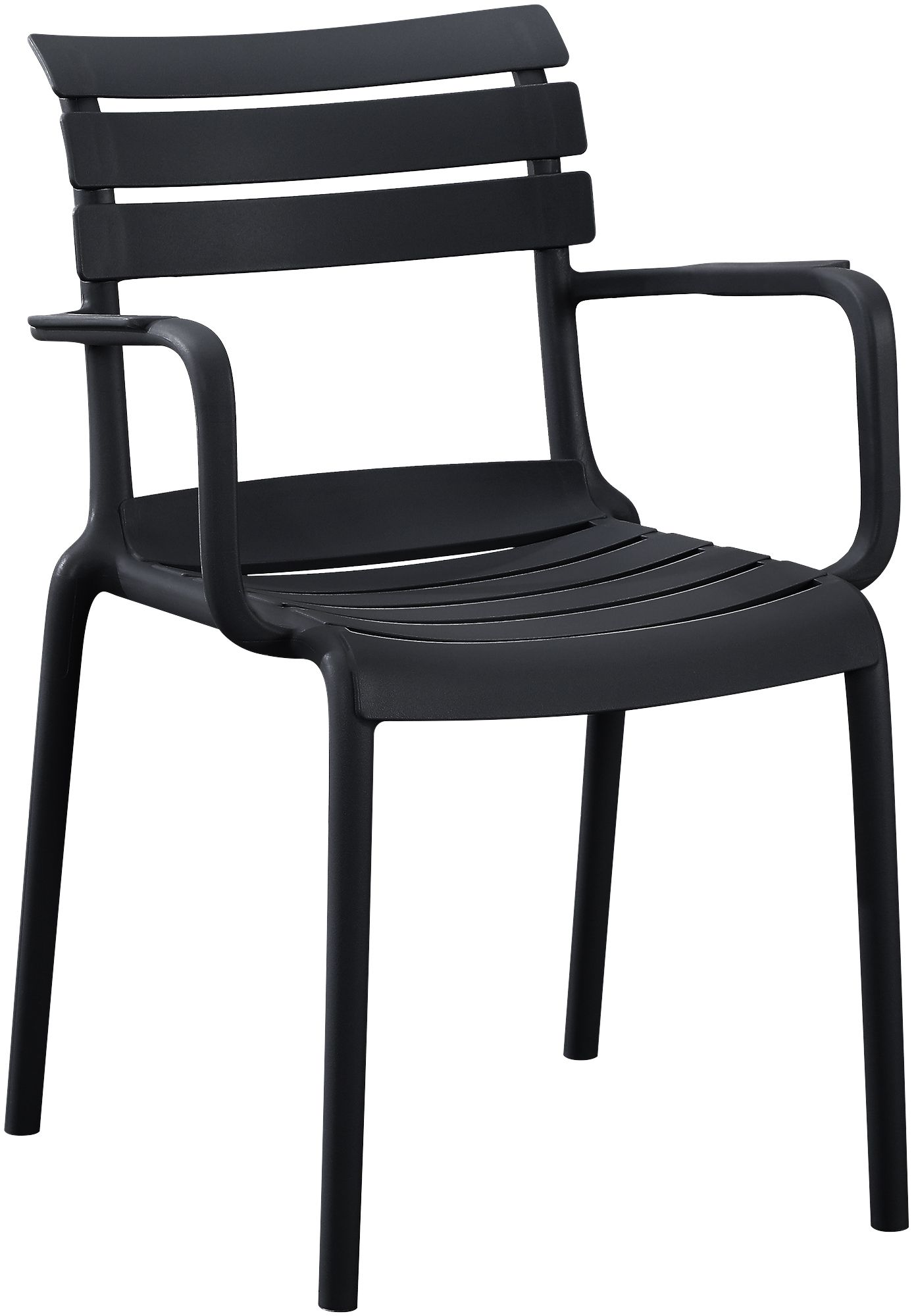 Gartenmöbel-Set Avena mit 2 Stühlen, schwarz