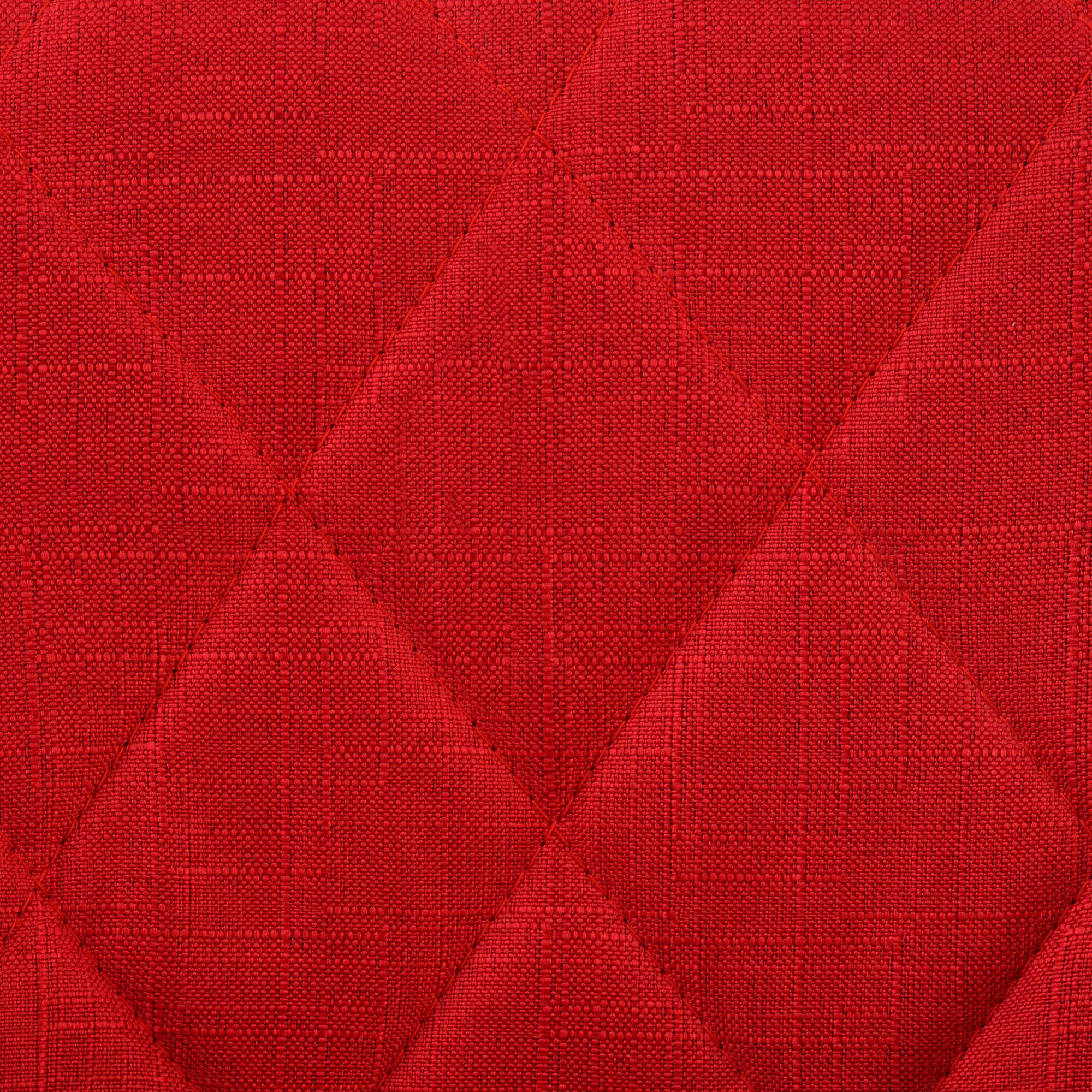 Barhocker Lazio Stoff schwarz, rot