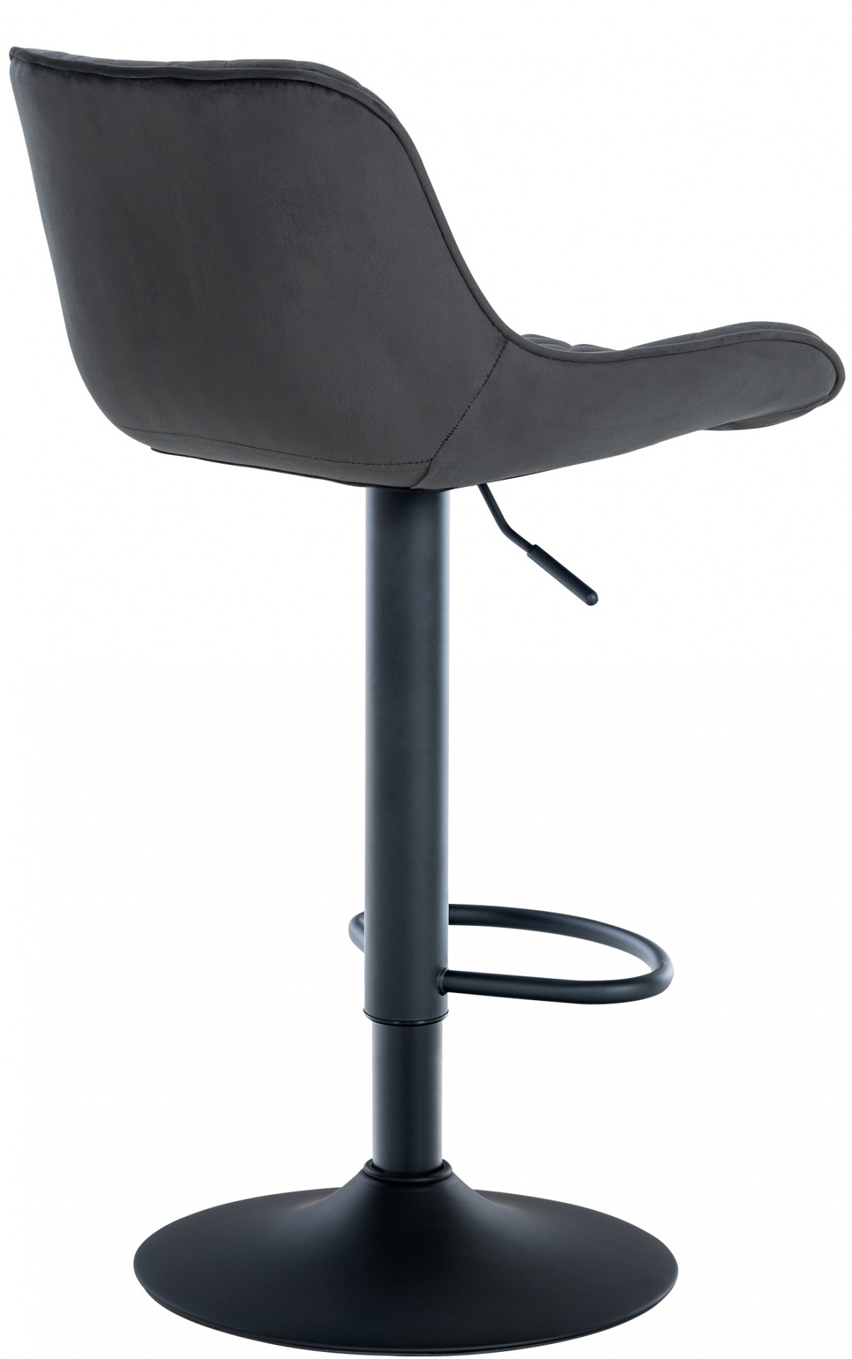 Barhocker Minosa Samt, schwarz