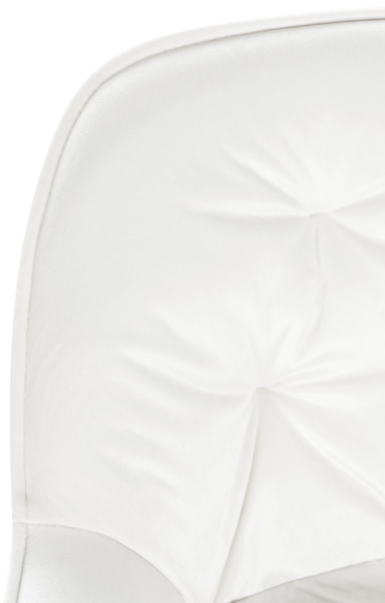 Barhocker Gibson 76 Samt, cremeweiß