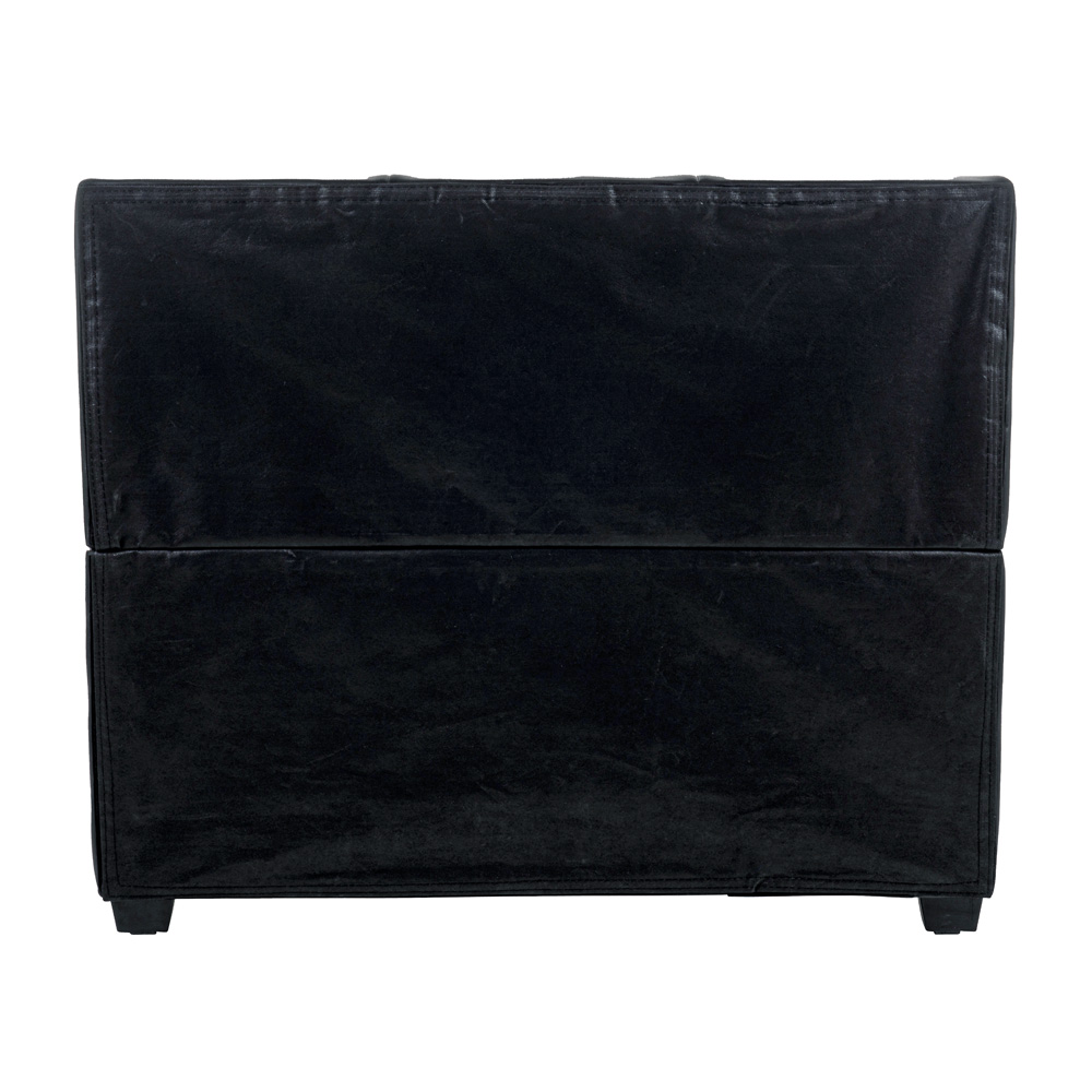 LED Bett ASTEROID - 90 x 200 cm Schwarz