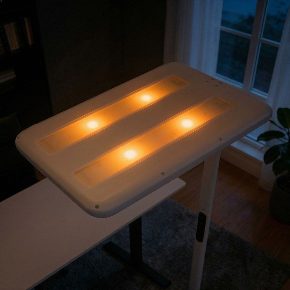 LED Büro Stehleuchte VEKOR - Weiß