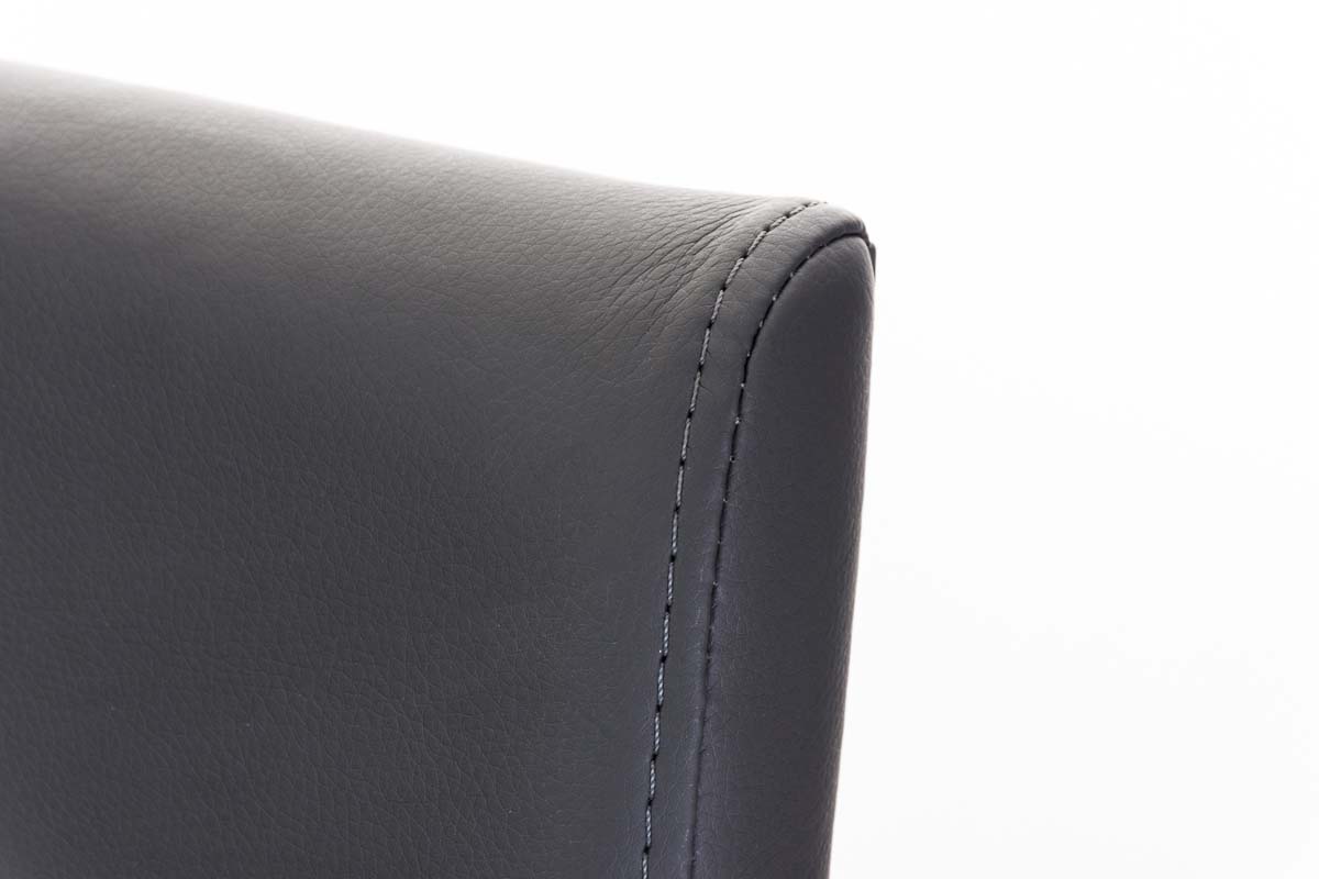 Barhocker Panama B Kunstleder, grau