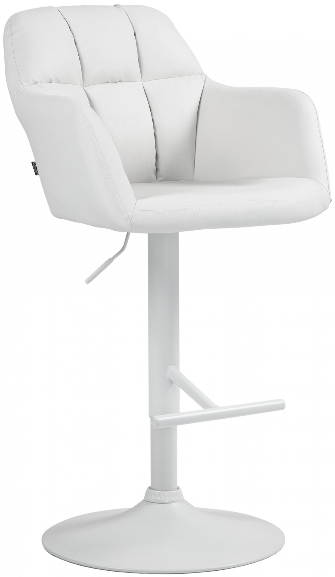 Barhocker Natoma Kunstleder weiß, weiß