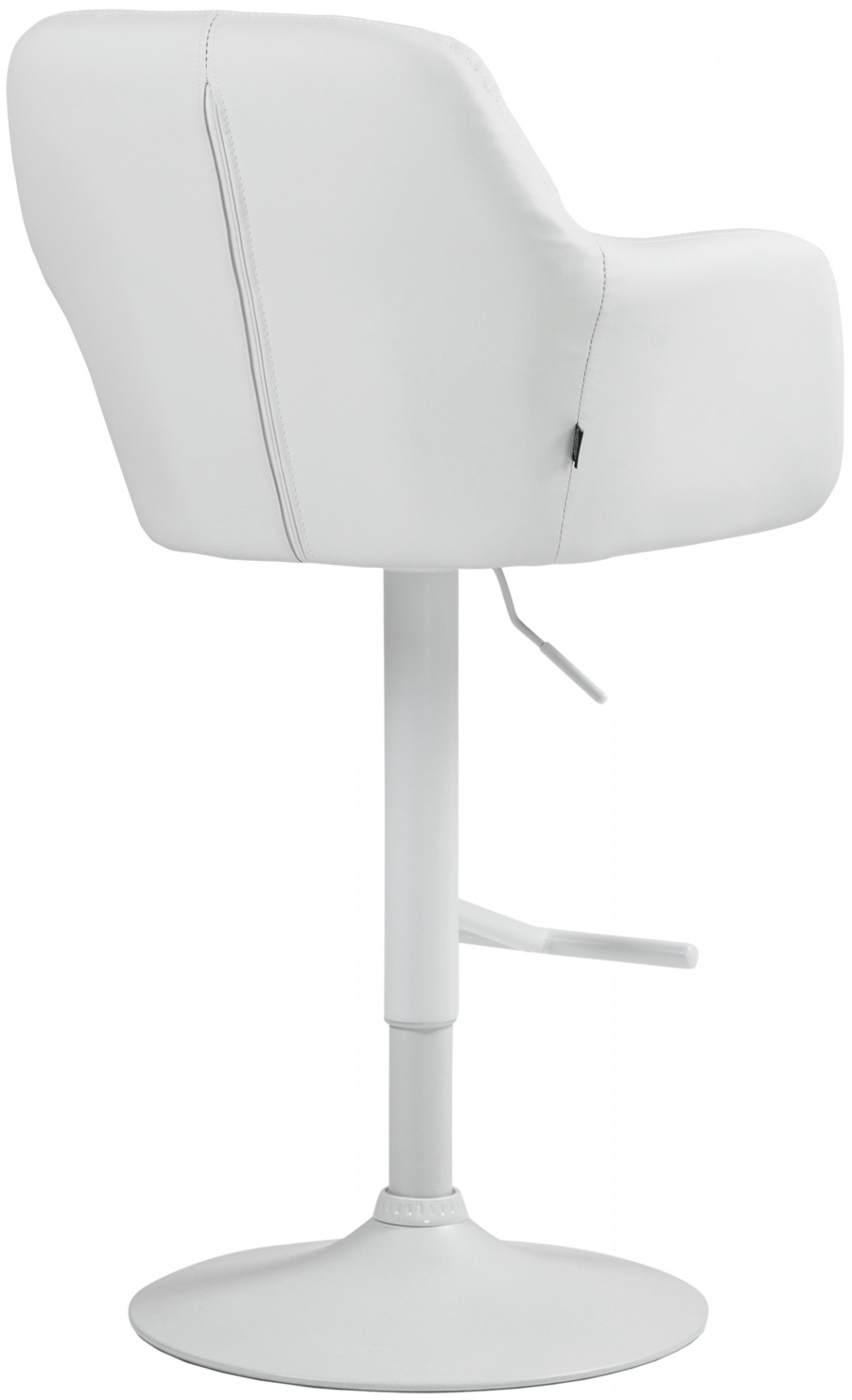 Barhocker Natoma Kunstleder weiß, weiß
