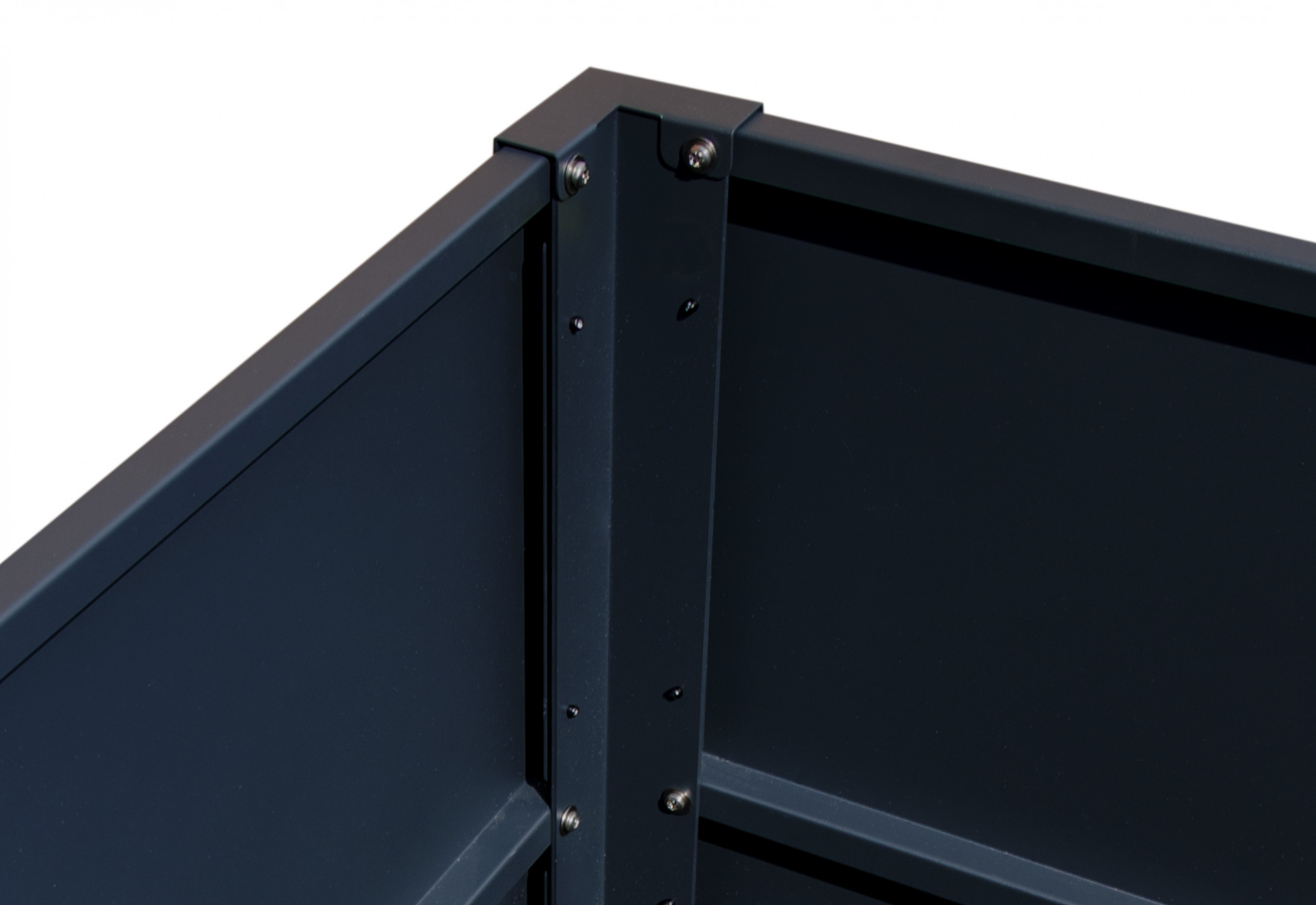 ELKE Metall-Hochbeet ANTHRAZIT, 100 x 50 x 77 cm,, Stahl verz. pulverbesch.