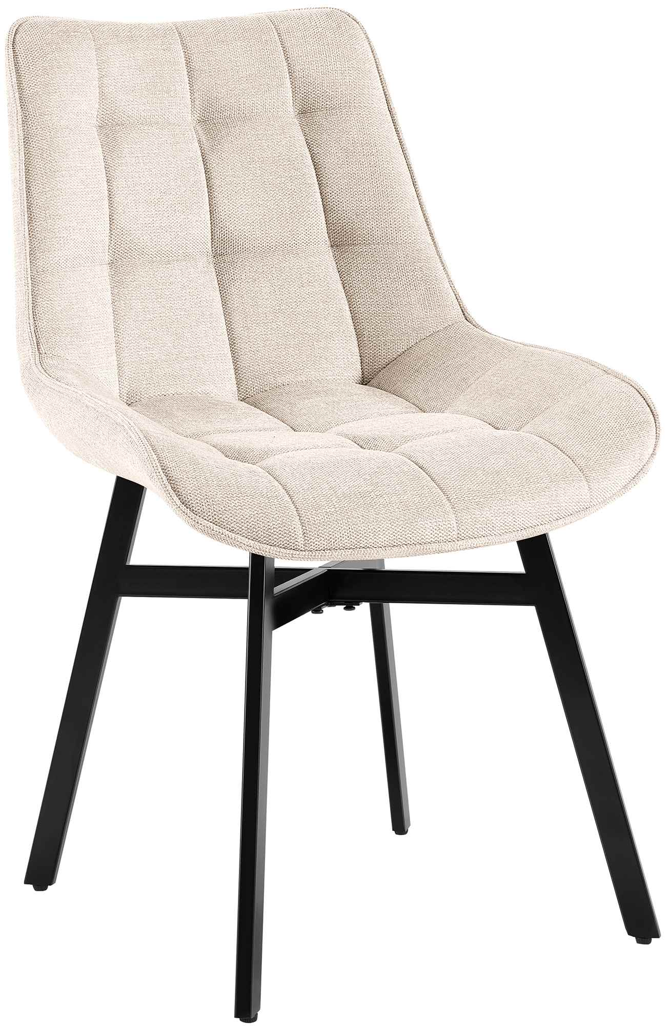 Stuhl Colby Stoff, creme