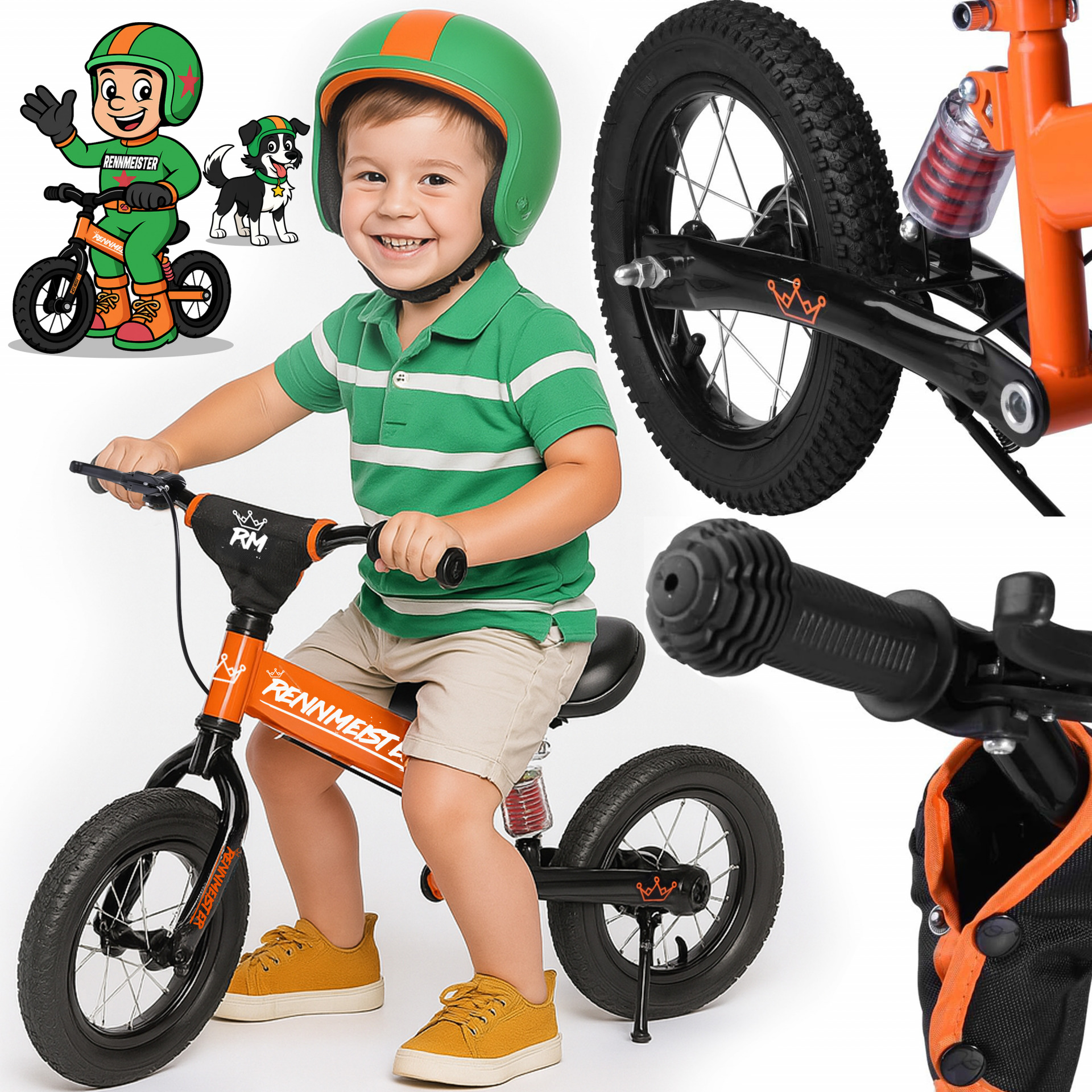 Kinderlaufrad Orange