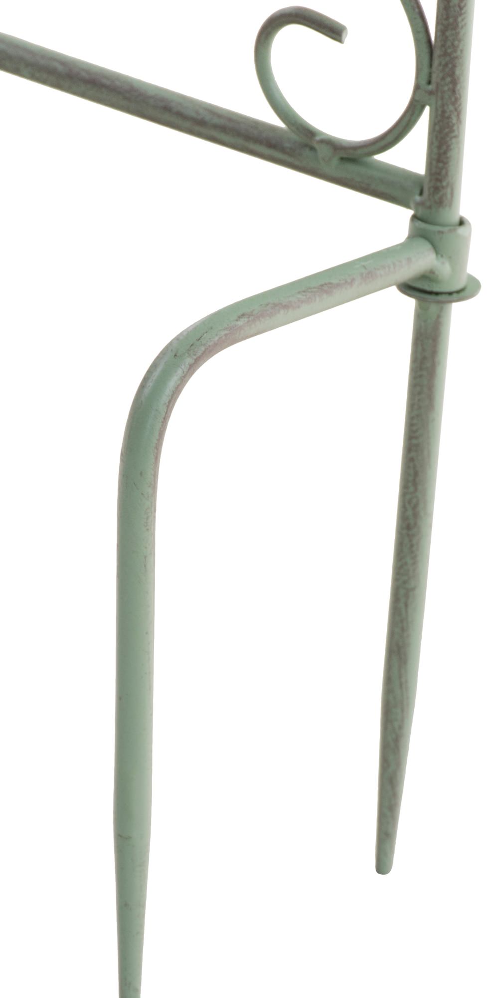 2er Set Rankgitter Burgus, antik-grün