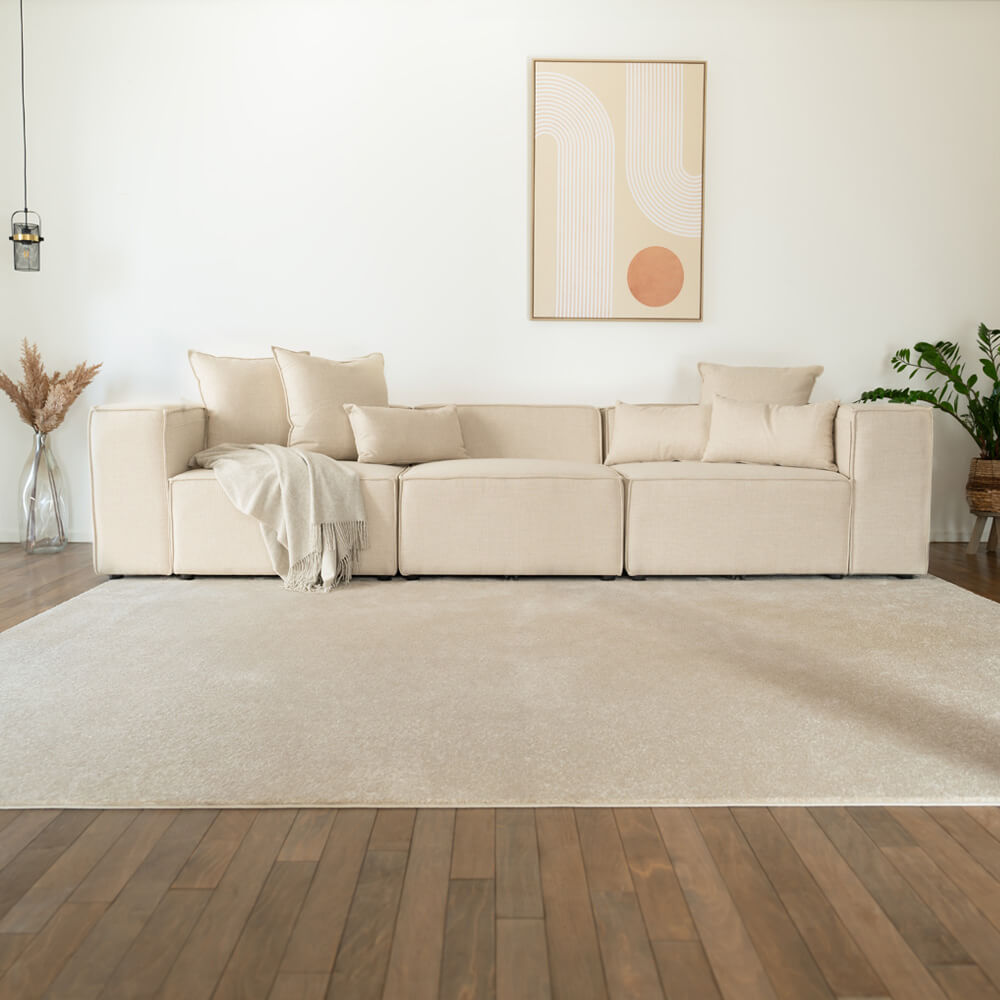 Modulares Sofa VERONA M - 327 x 120 cm Beige