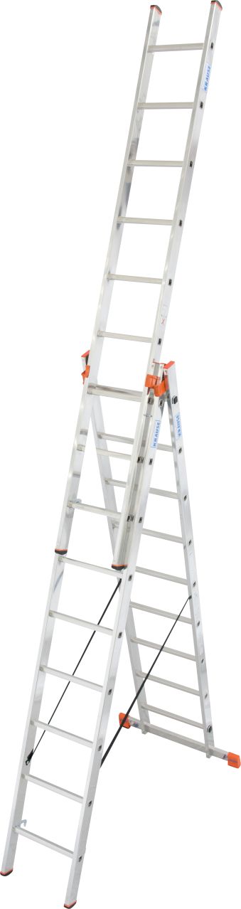 MONTO Sprossen-Vielzweckleiter Tribilo 3x9 Sprossen