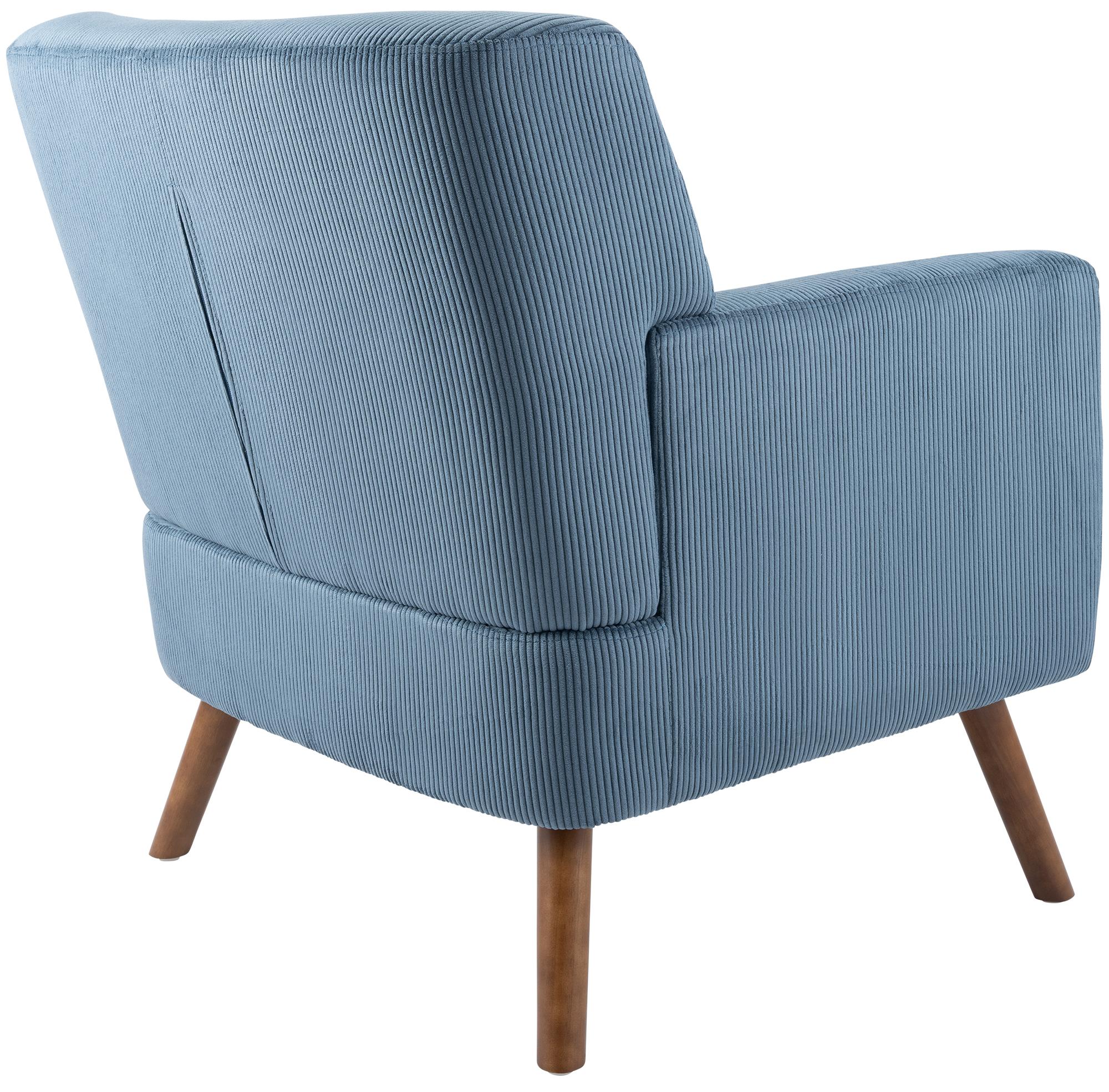 Sessel Kioni Cord, blau