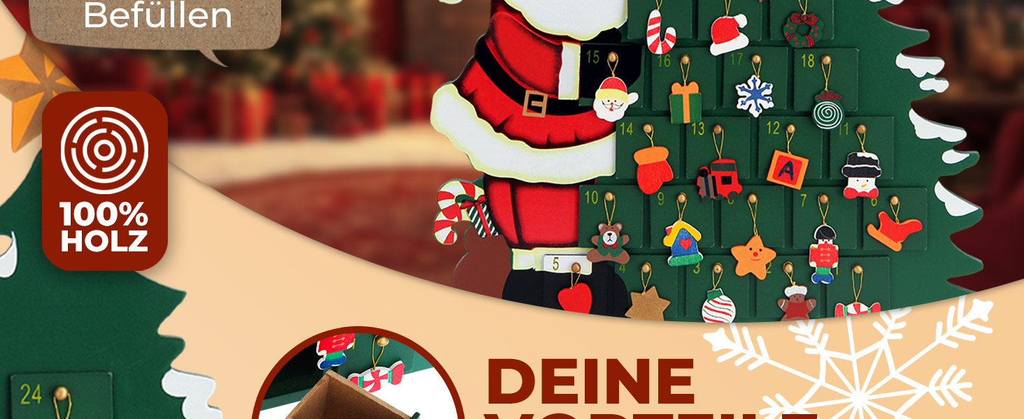 Adventskalender Weihnachtsmann