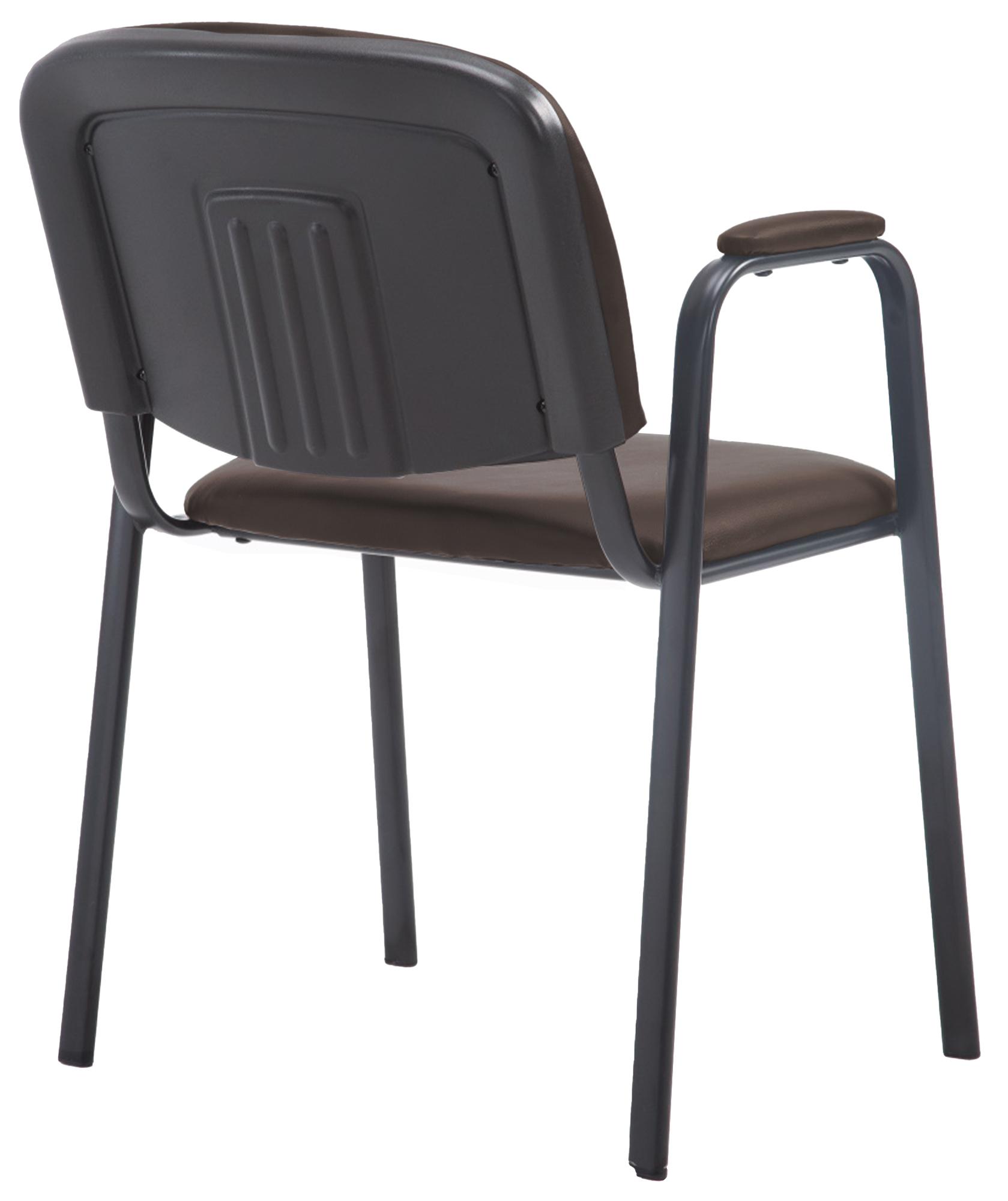 Besucherstuhl Ken PRO Kunstleder, braun