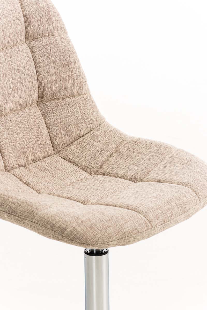 Stuhl Emil Stoff, creme