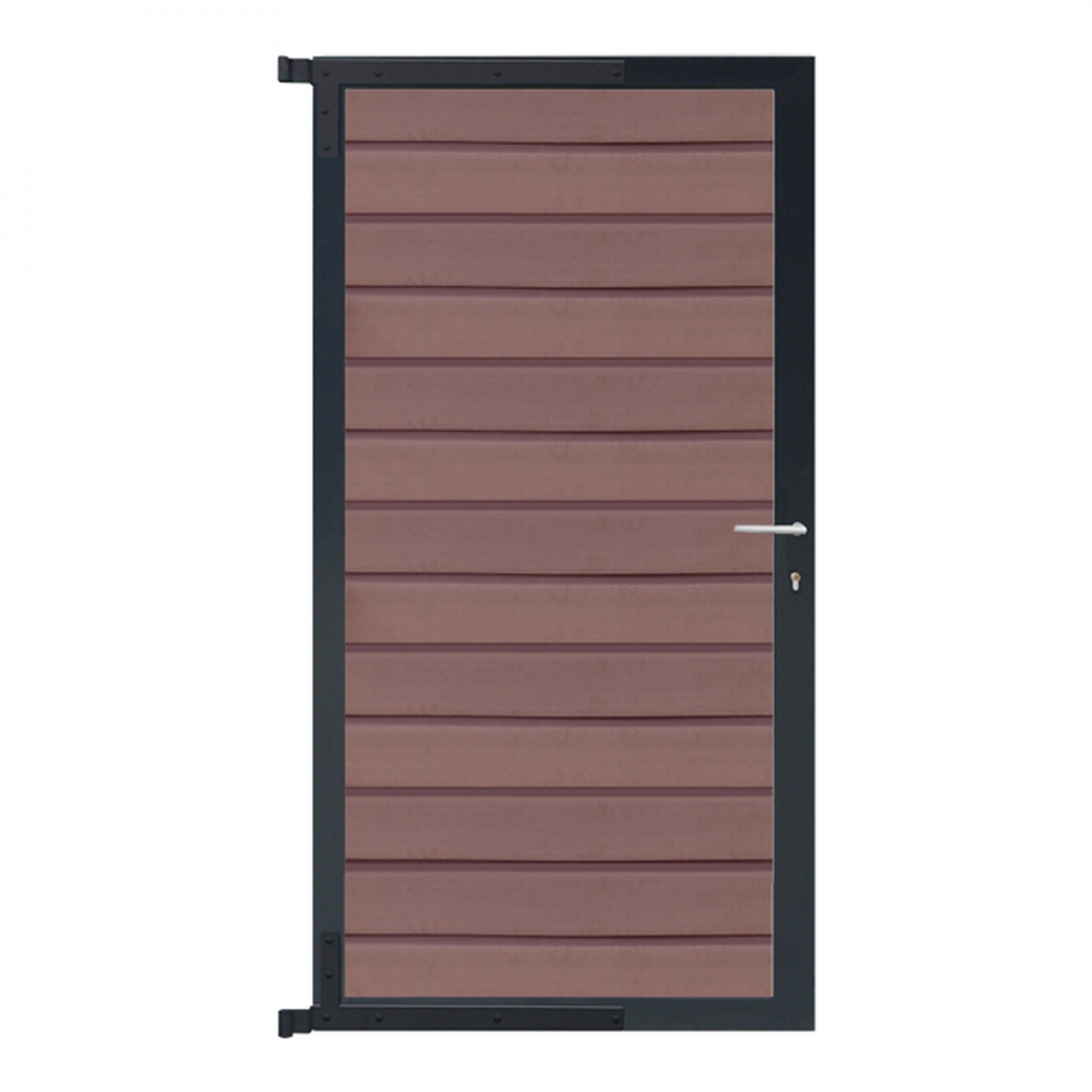 WOLLBACH-Serie-Tor-Komplettset, 90 x 175 cm, Mokka/Anthrazit