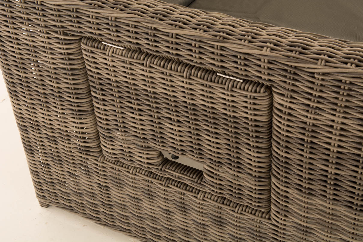 Sofa Ancona Anthrazit 5mm, grau-meliert