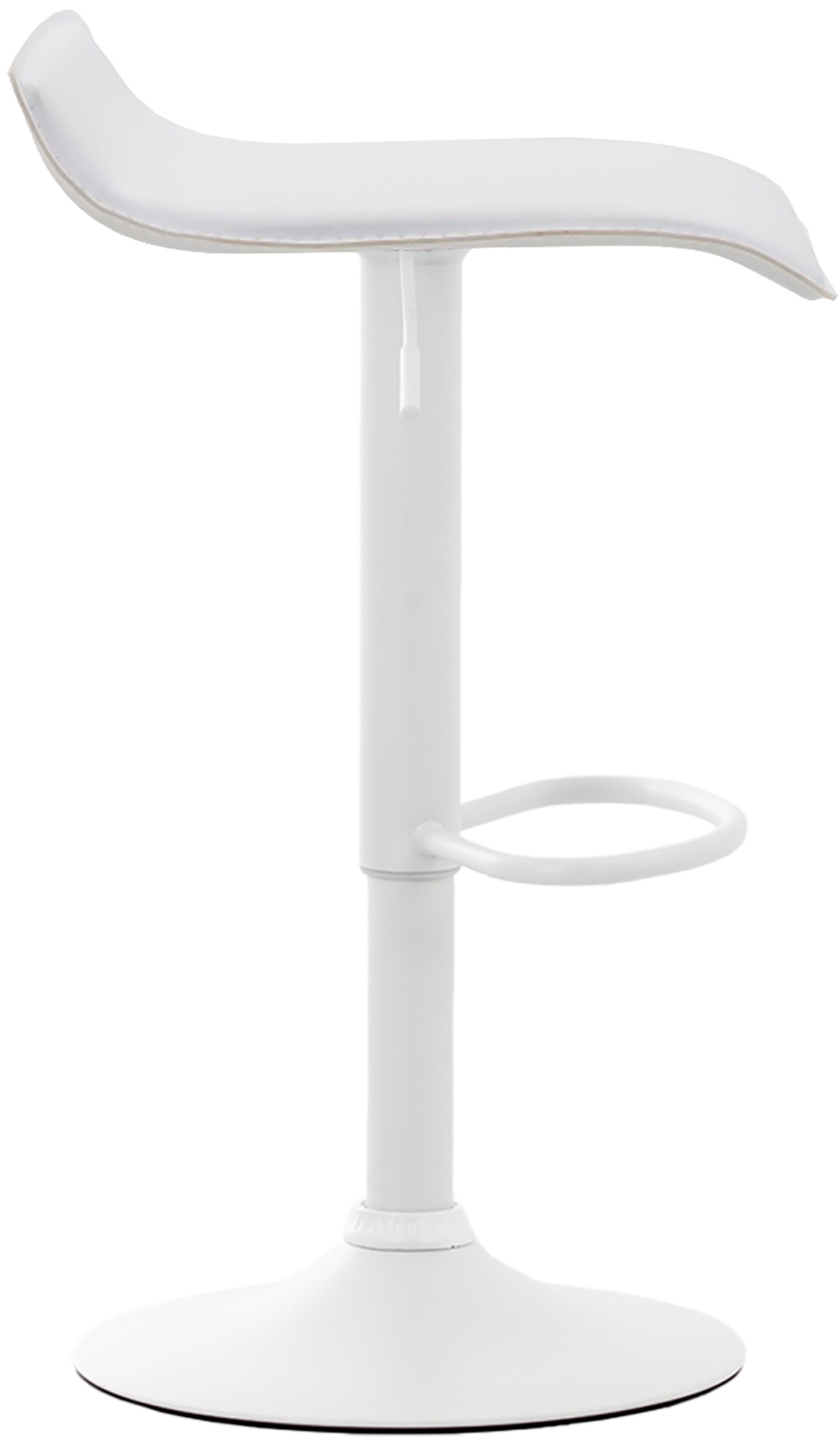 Barhocker Dyn V2 Kunstleder weiß, weiß