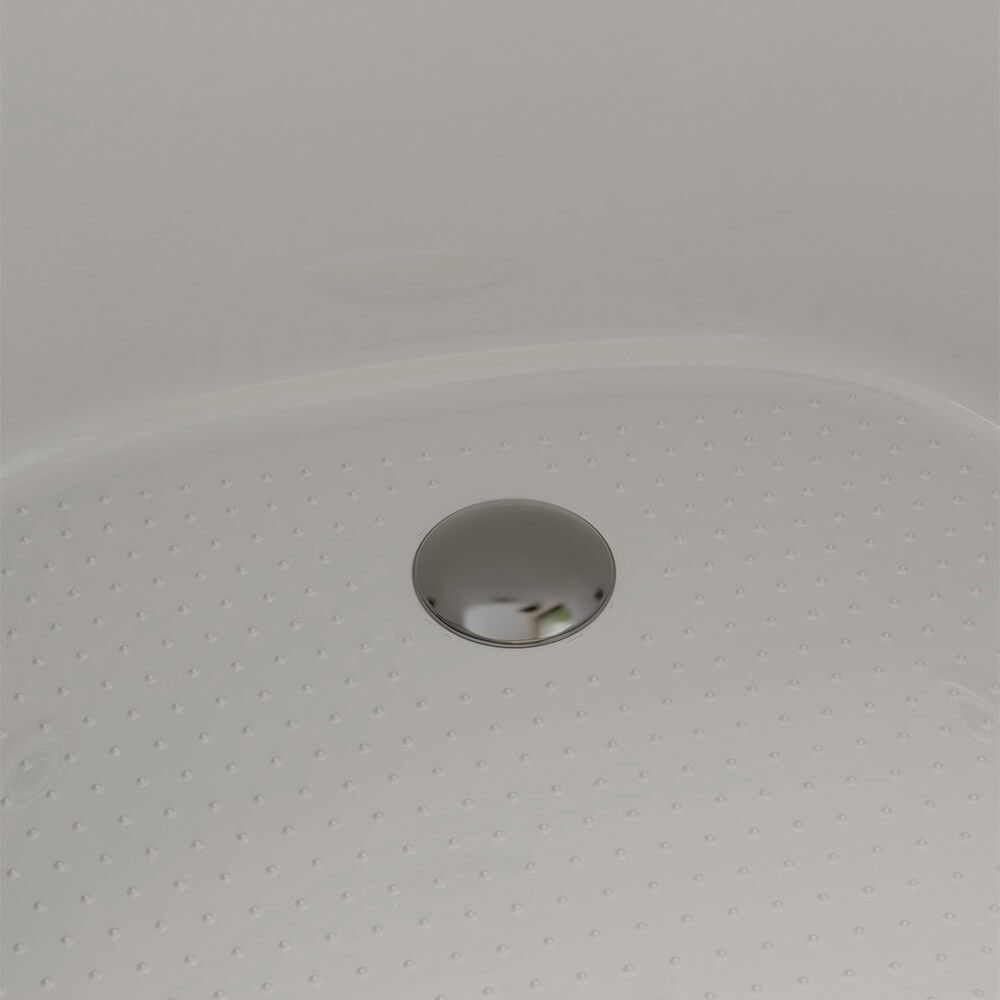 Seniorenbadewanne liegend mit Whirlpoolfunktion VITAL M - 153 x 76 cm Links