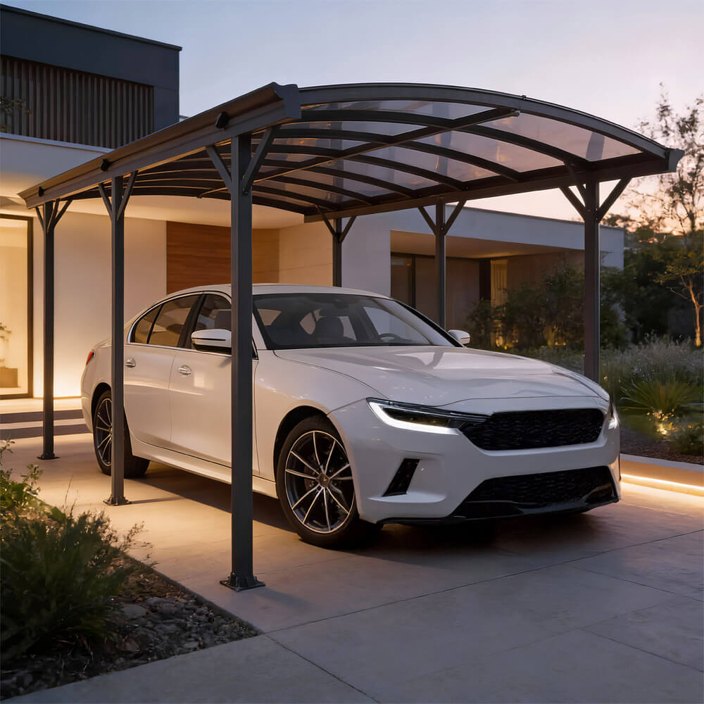 Design Carport FALO - 505 x 300 cm Anthrazit