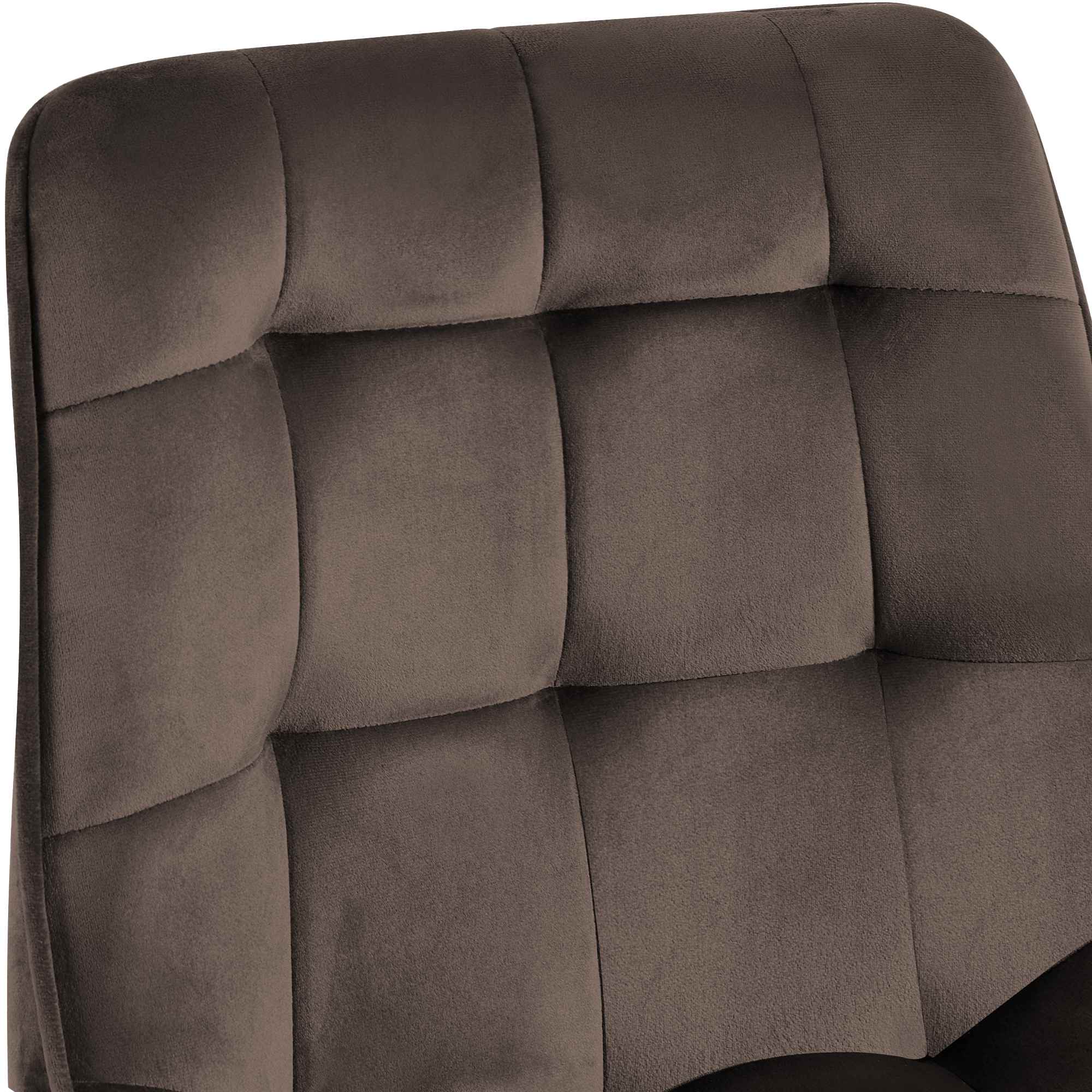 Stuhl Colby Samt, braun