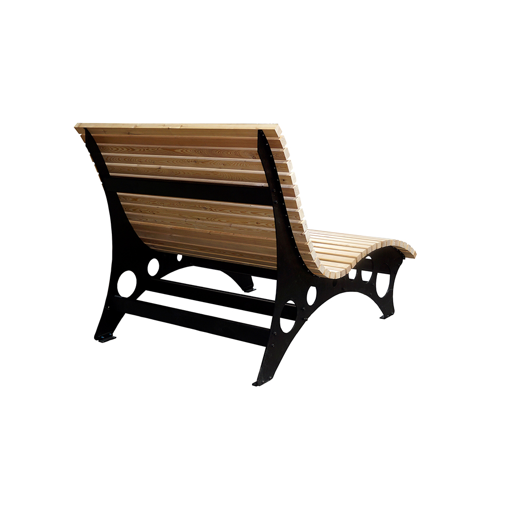 Wellenholzliege / Waldsofa TAIGA - 120 cm
