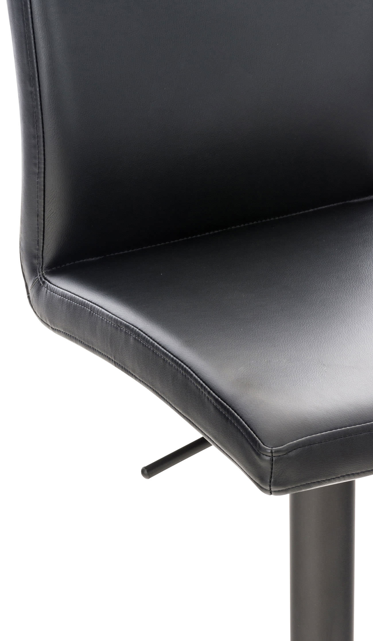 Barhocker Cadiz Kunstleder schwarz, schwarz