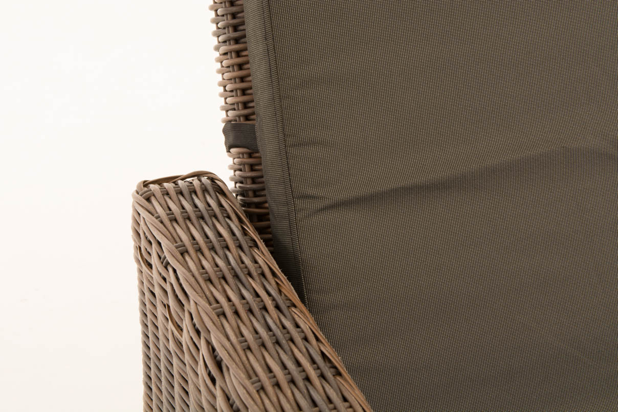 Sofa Ancona Anthrazit 5mm, braun-meliert