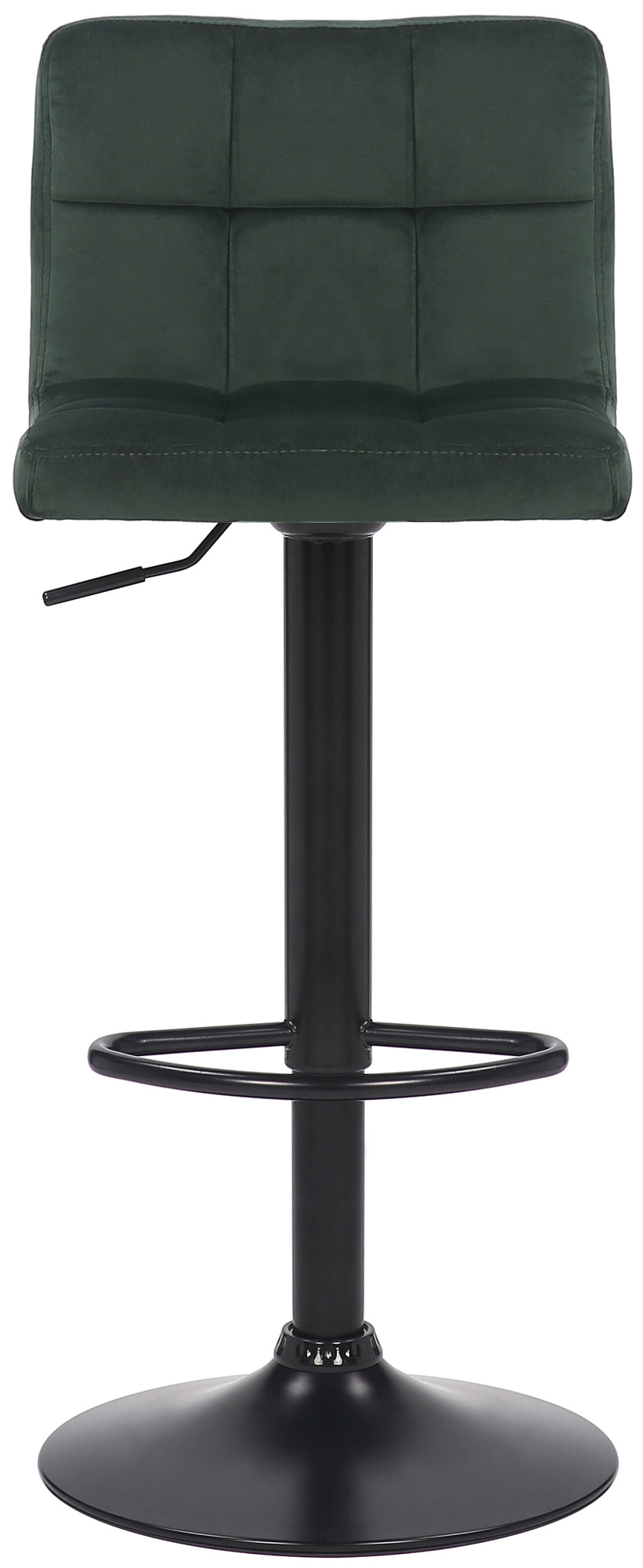 2er Set Barhocker Feni Samt, grün