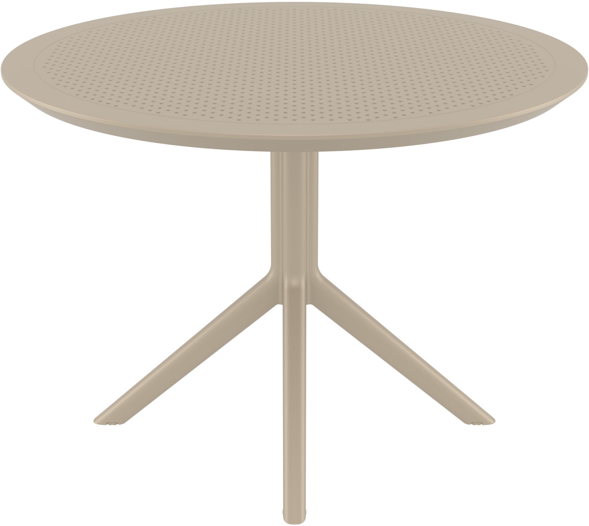 Tisch Sky rund 105 cm, taupe
