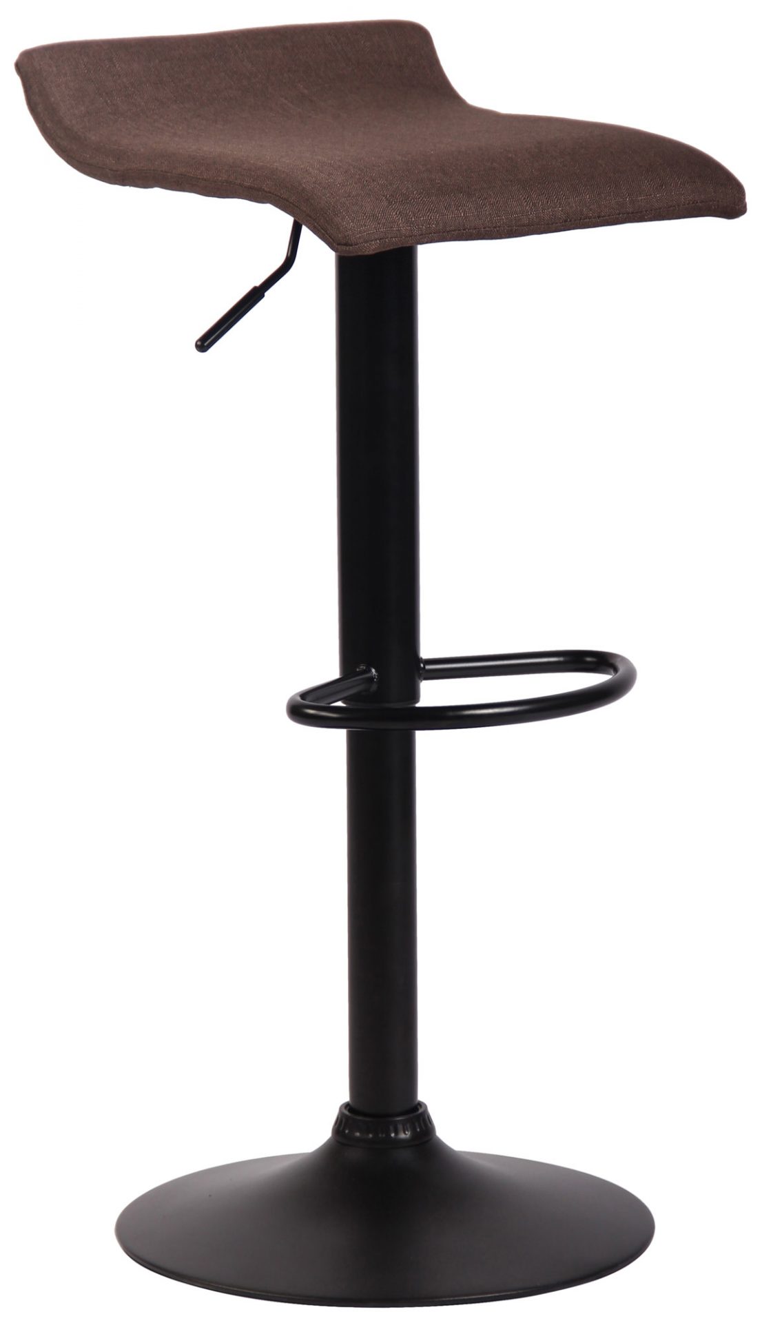 Barhocker Dyn V2 Stoff schwarz, braun
