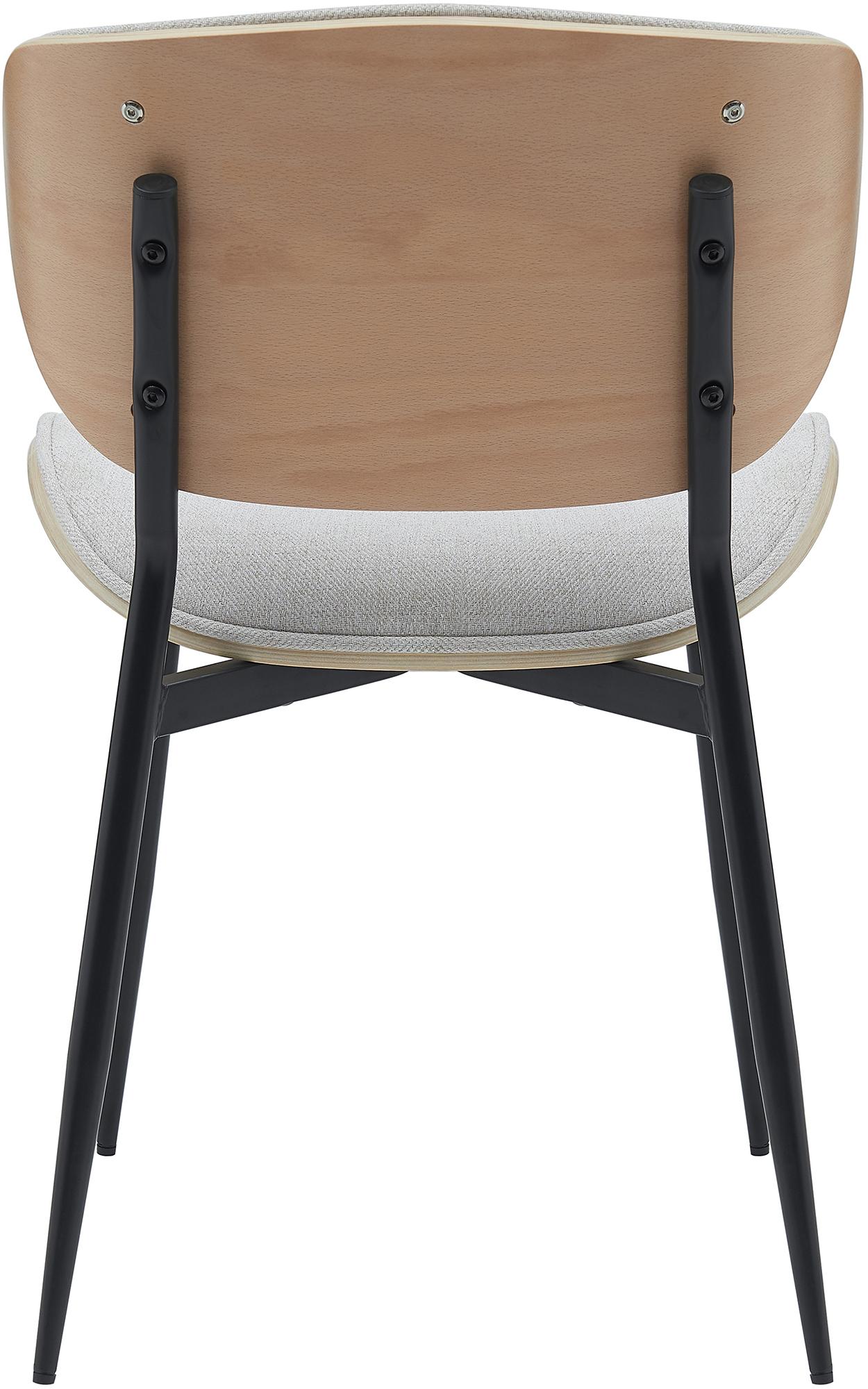 Besucherstuhl Enid Stoff, natura/creme